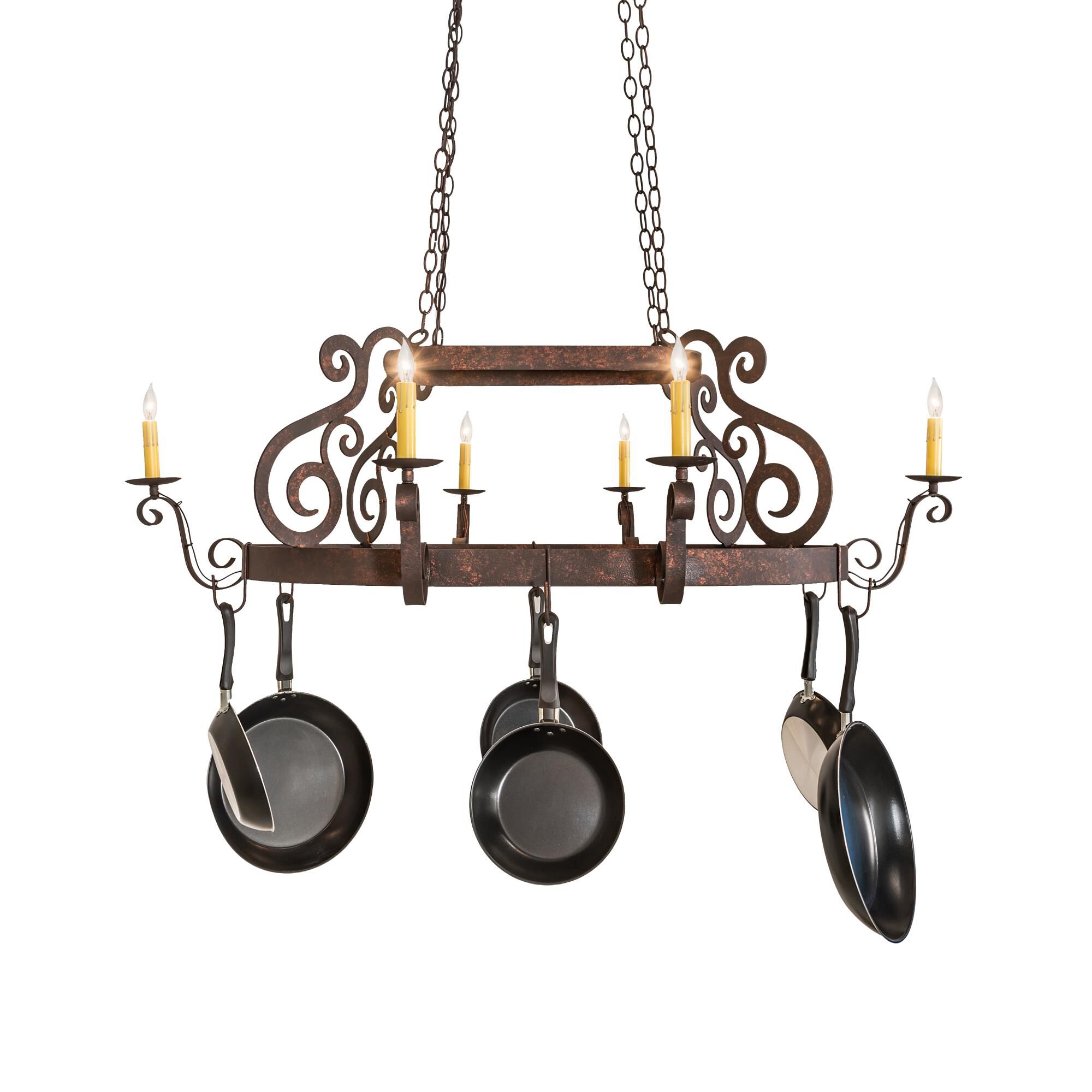 Shown in Rust Finish;Copper finish