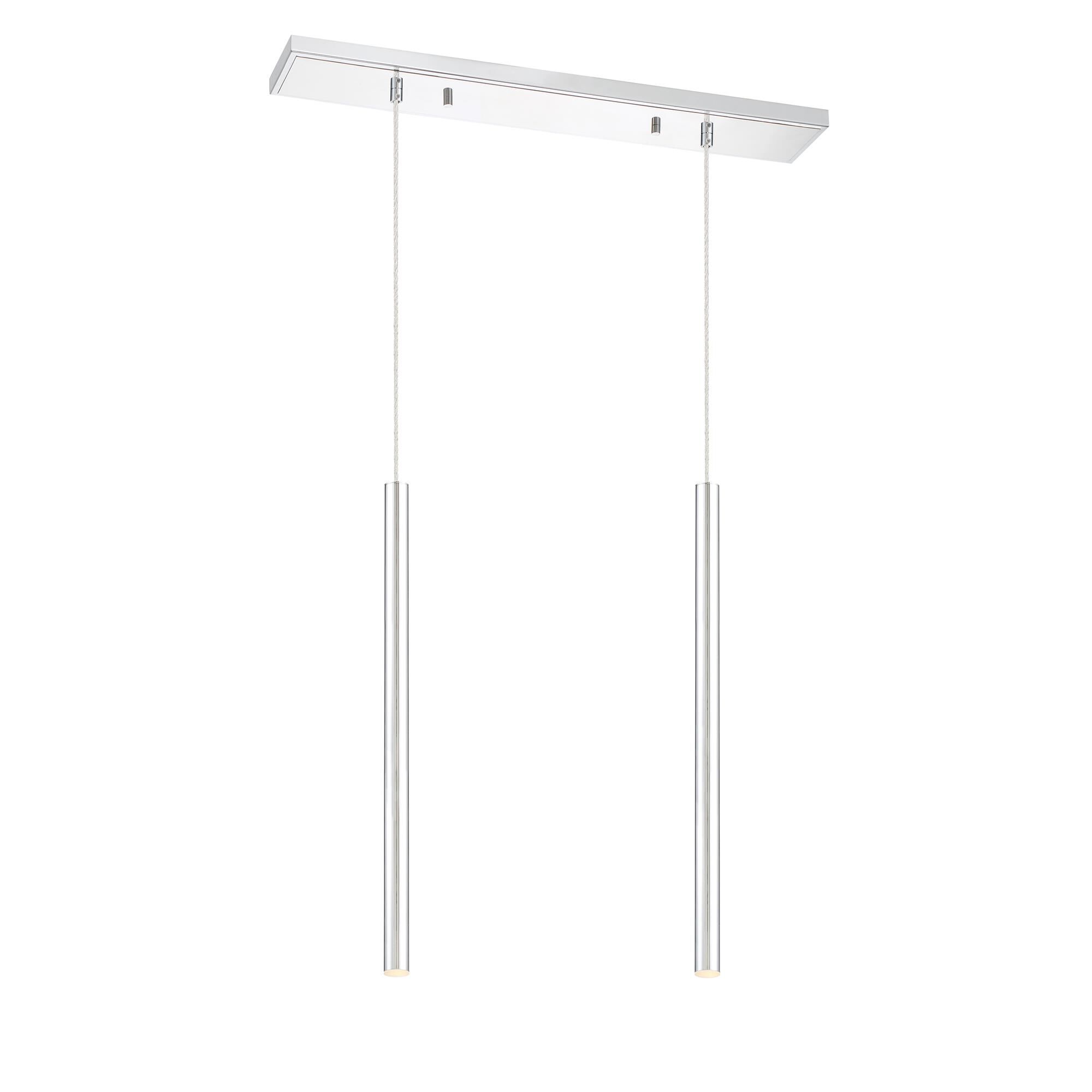 Shown in Chrome finish and Steel glass and Steel shade