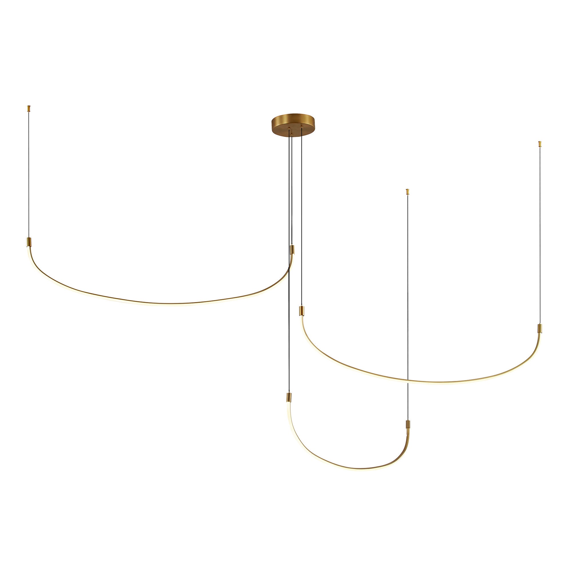 Shown in Brushed Gold finish