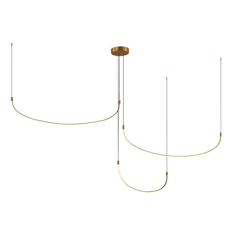 Ryan Pauly Talis 90 Inch Multi Light Pendant by Kuzco Lighting