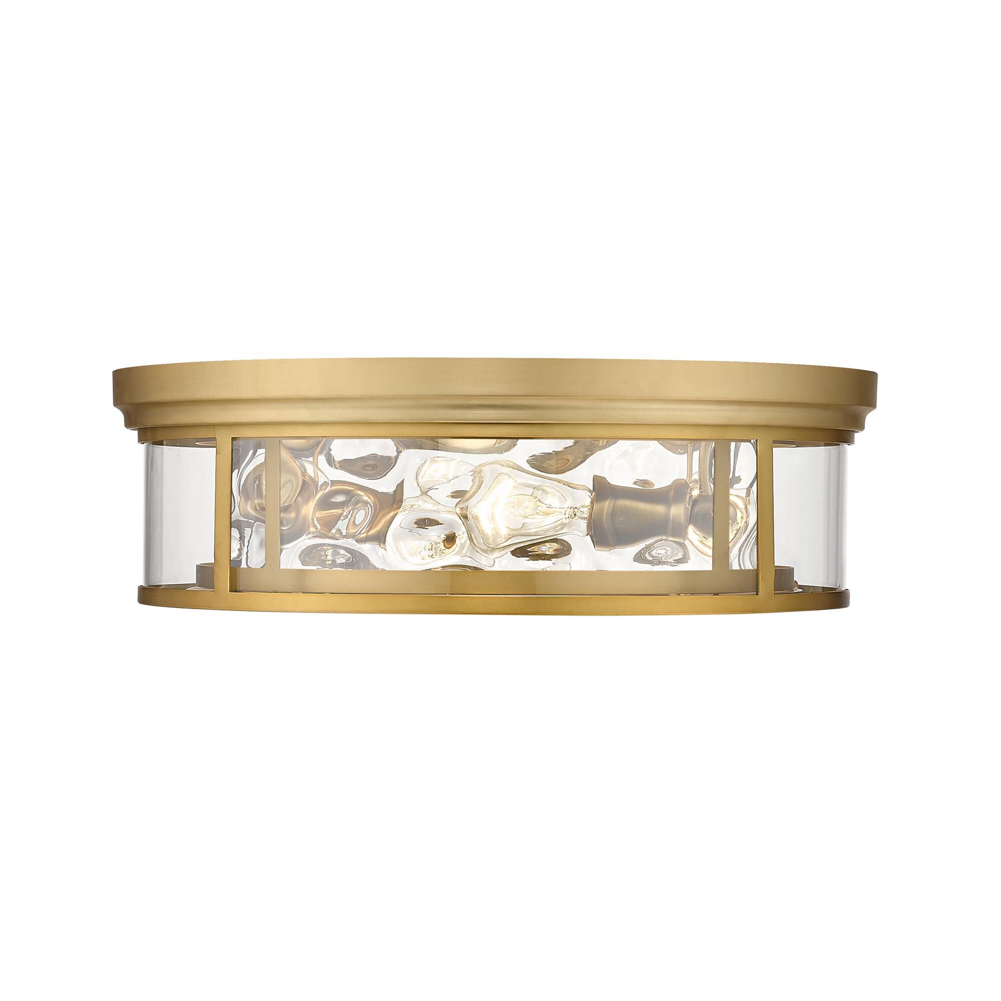 Shown in Olde Brass finish and Glass shade