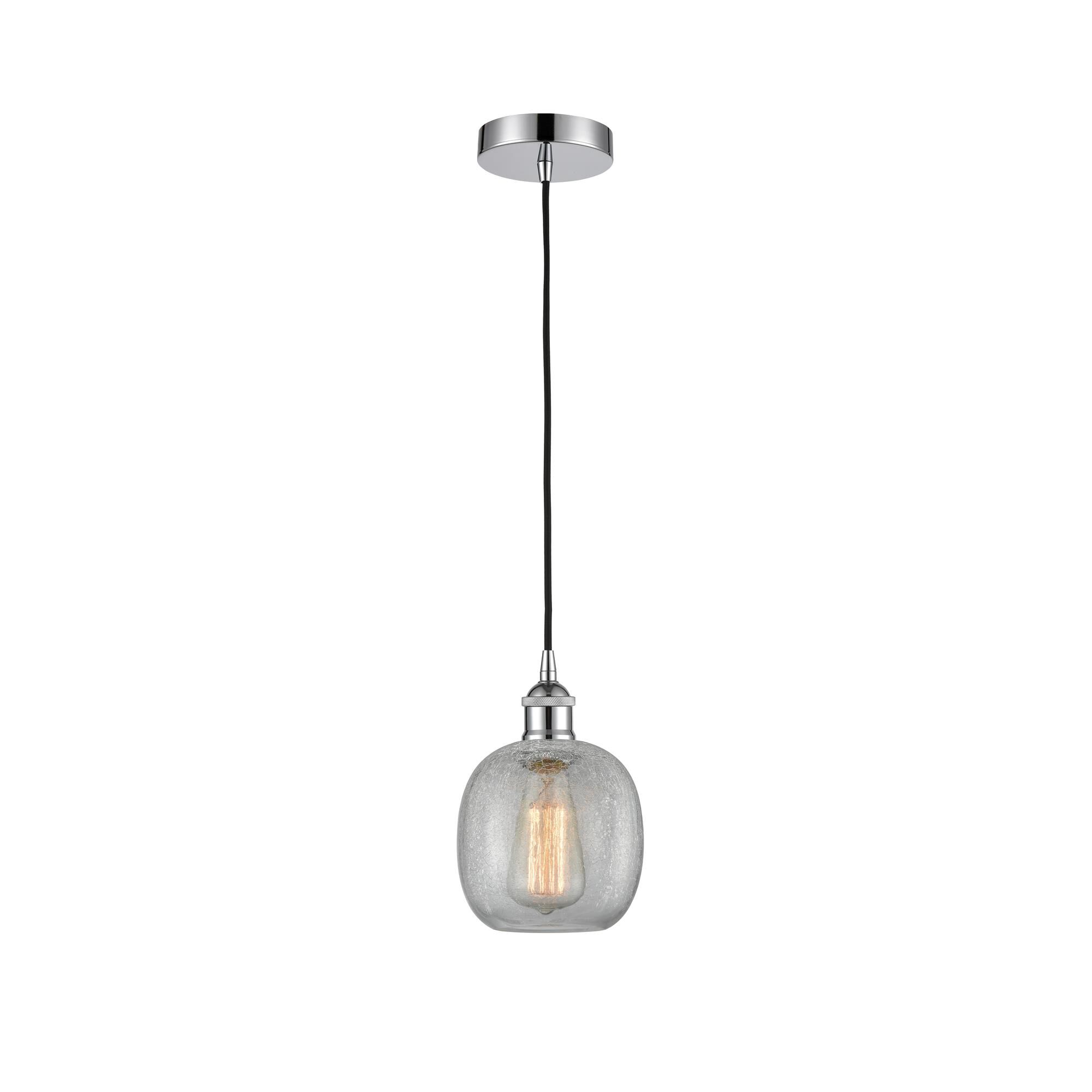 Shown in Polished Chrome finish and Clear glass