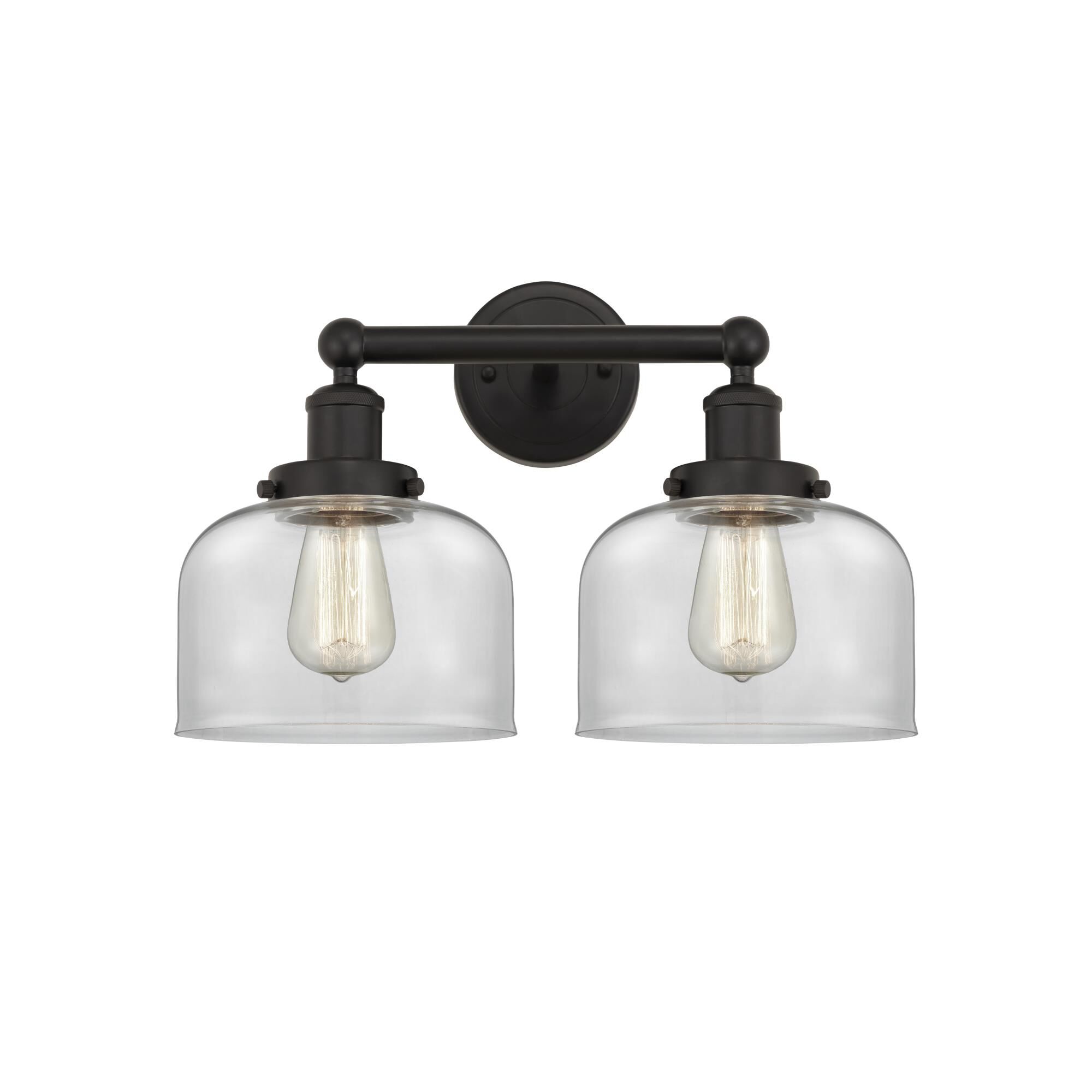 Shown in Oil Rubbed Bronze, Clear finish and Clear glass and Clear Glass shade