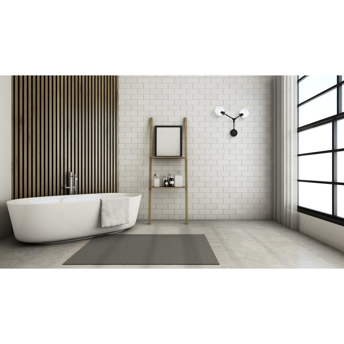 Shown in Black finish and Clear glass