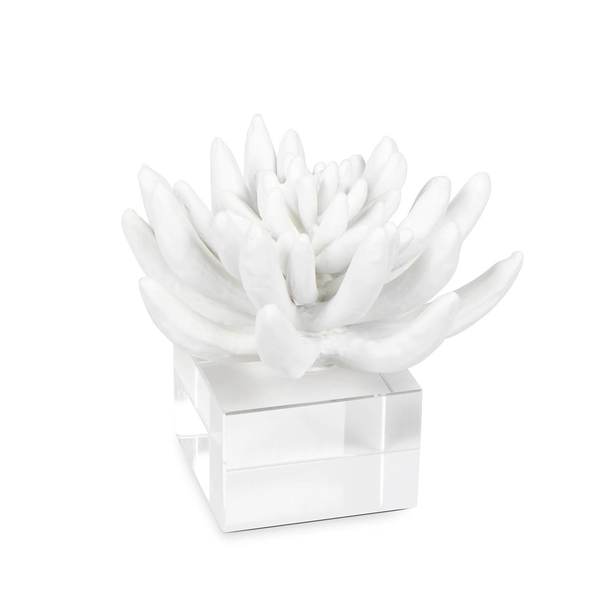 Shown in White finish and - None - shade
