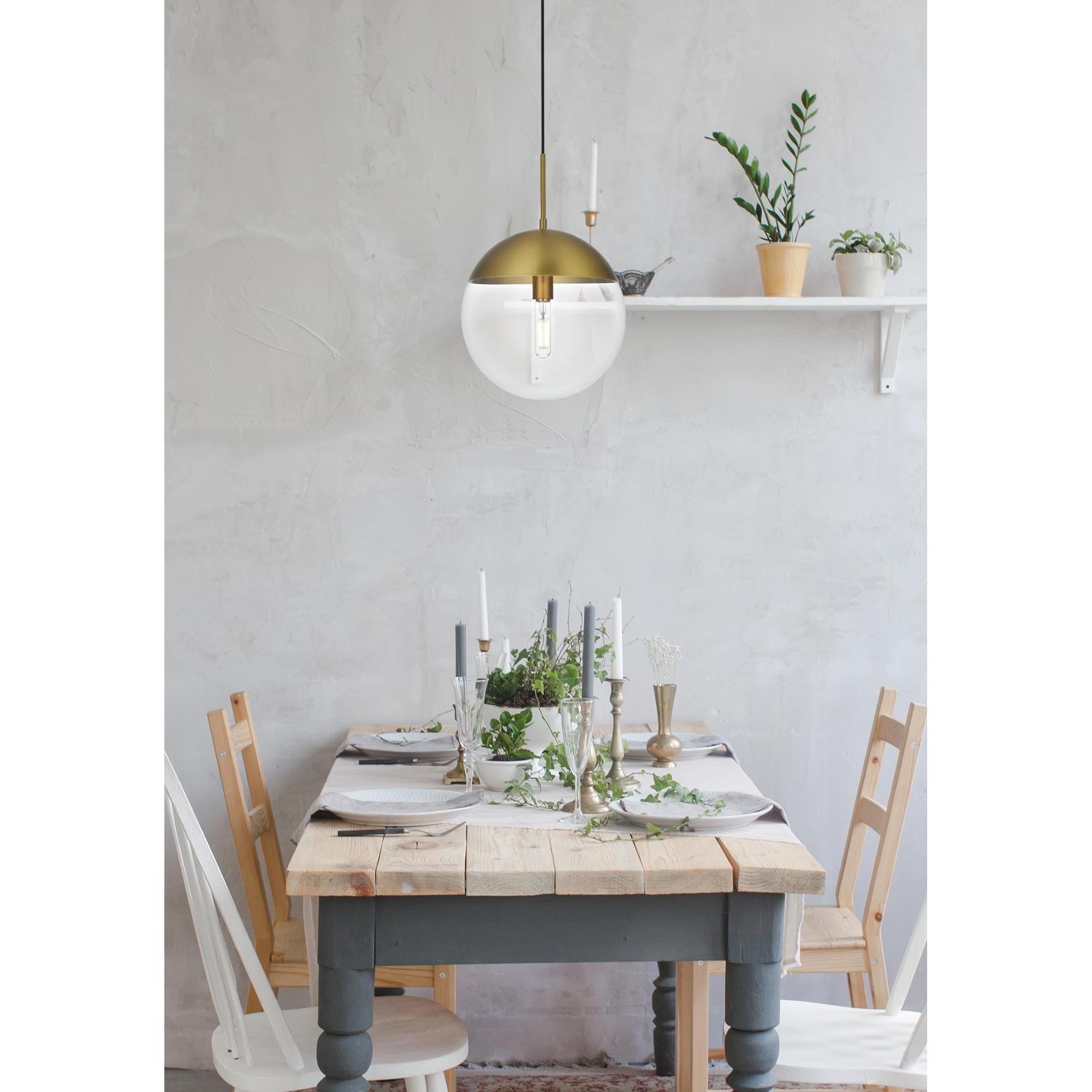 Eclipse 12 Inch Mini Pendant by Elegant Lighting