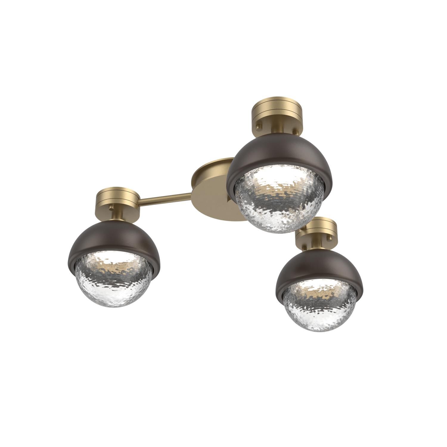 Levi Wilson Cabochon 23 Inch Flush Mount by Hammerton Studio