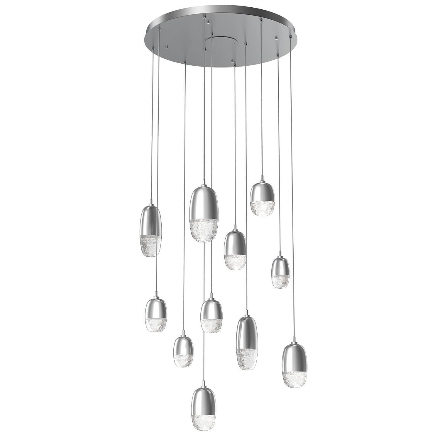 Pebble 30 Inch 11 Light LED Multi Light Pendant by Hammerton Studio