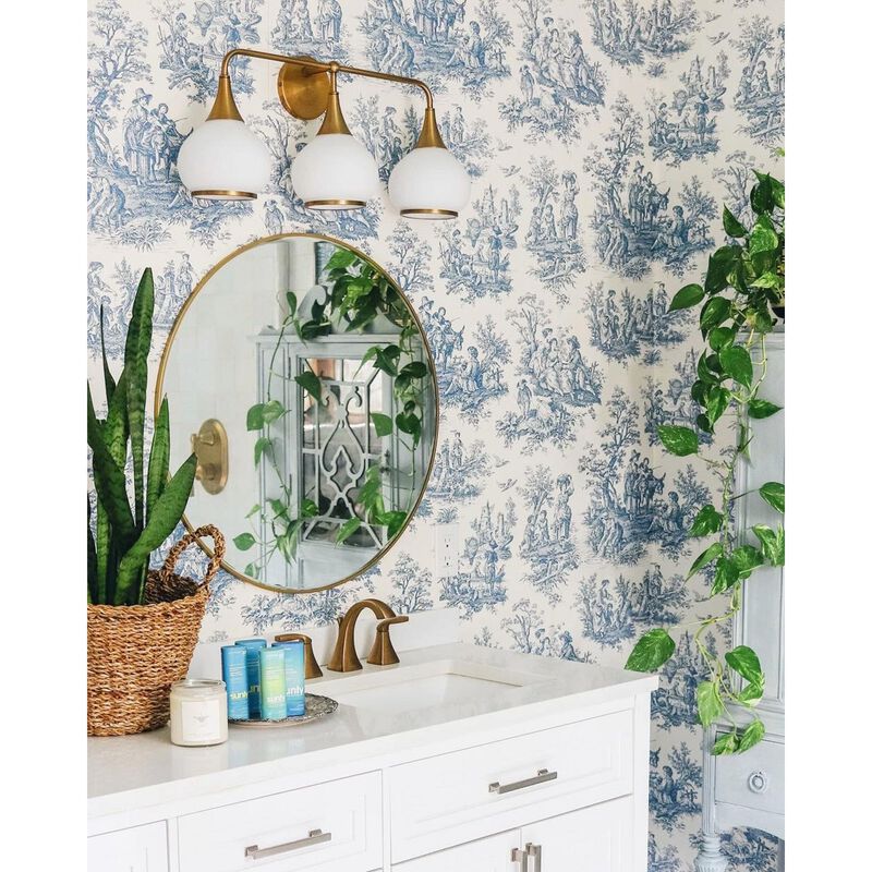 Hazel 27 Inch 3 Light Bath Vanity Light by Alora Mood