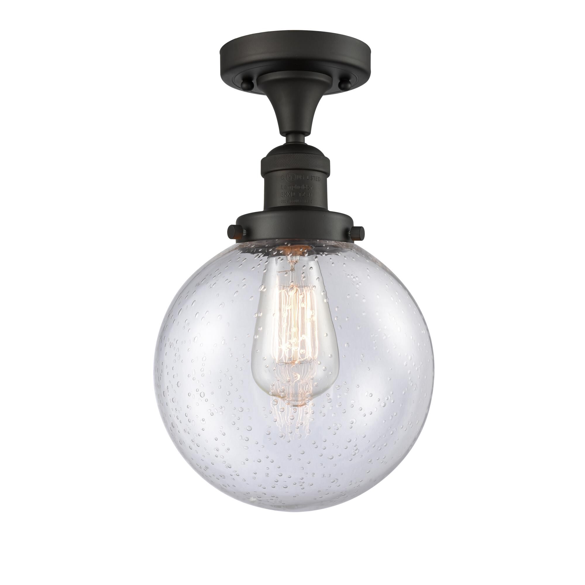 Bruno Marashlian Beacon 8 Inch 1 Light Semi Flush Mount by Innovations Lighting