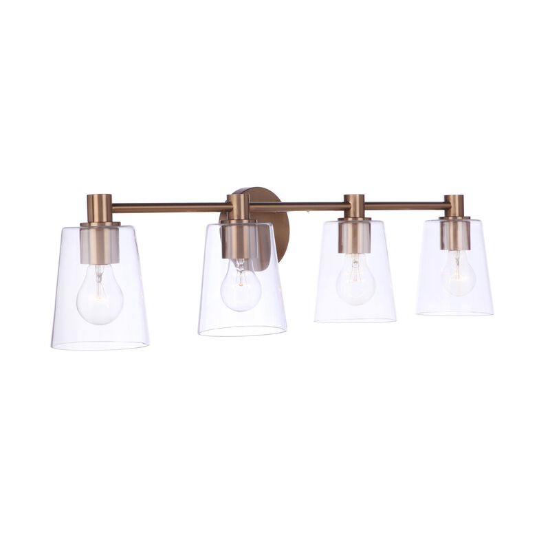Emilio 32 Inch 4 Light Bath Vanity Light by Craftmade