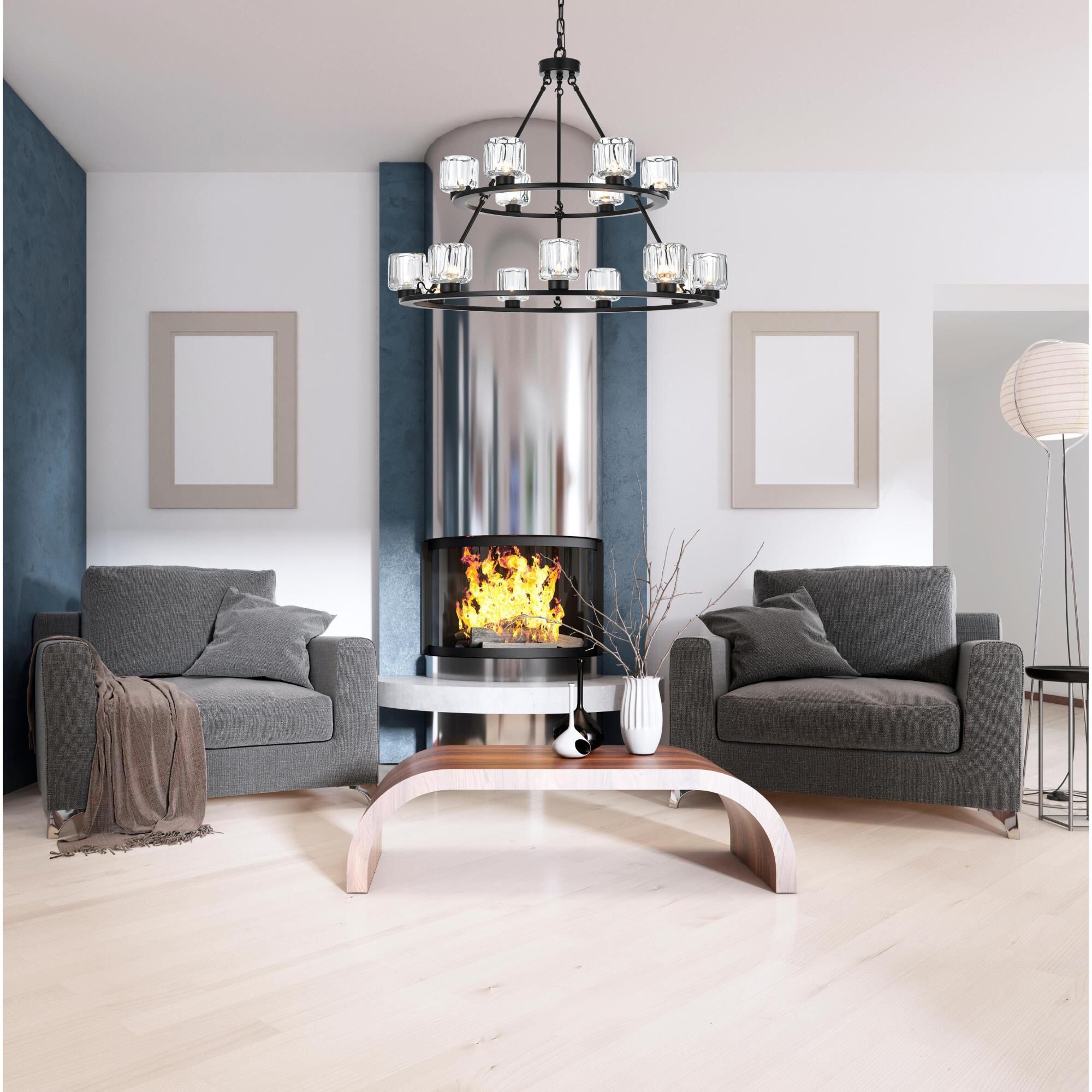 Cadence 36 Inch Chandelier by Elegant Lighting