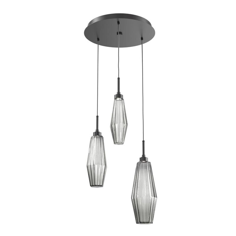 Aalto 17 Inch 3 Light Multi Light Pendant by Hammerton Studio