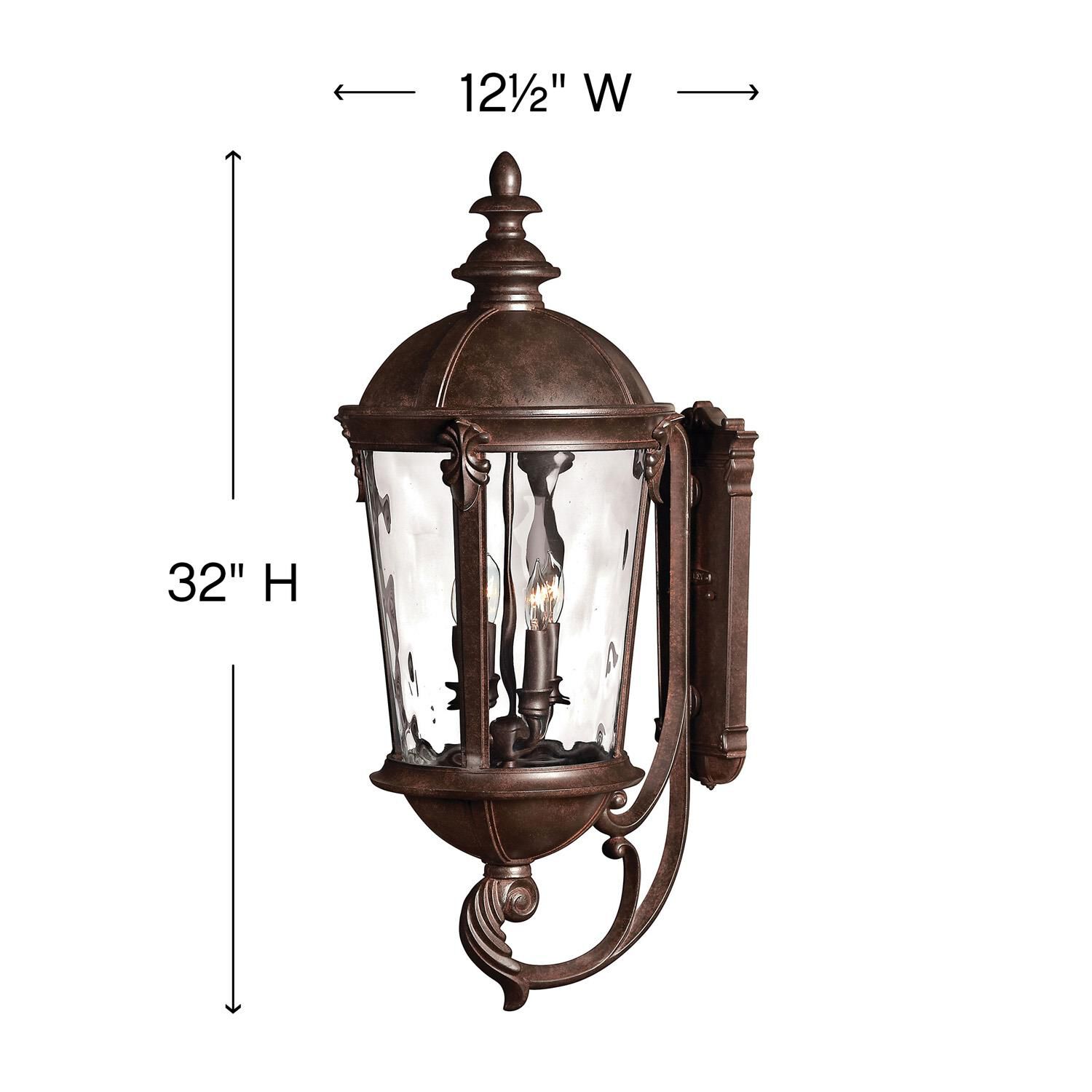 Windsor 32 Inch Tall 4 Light Outdoor Wall Light by Hinkley Lighting