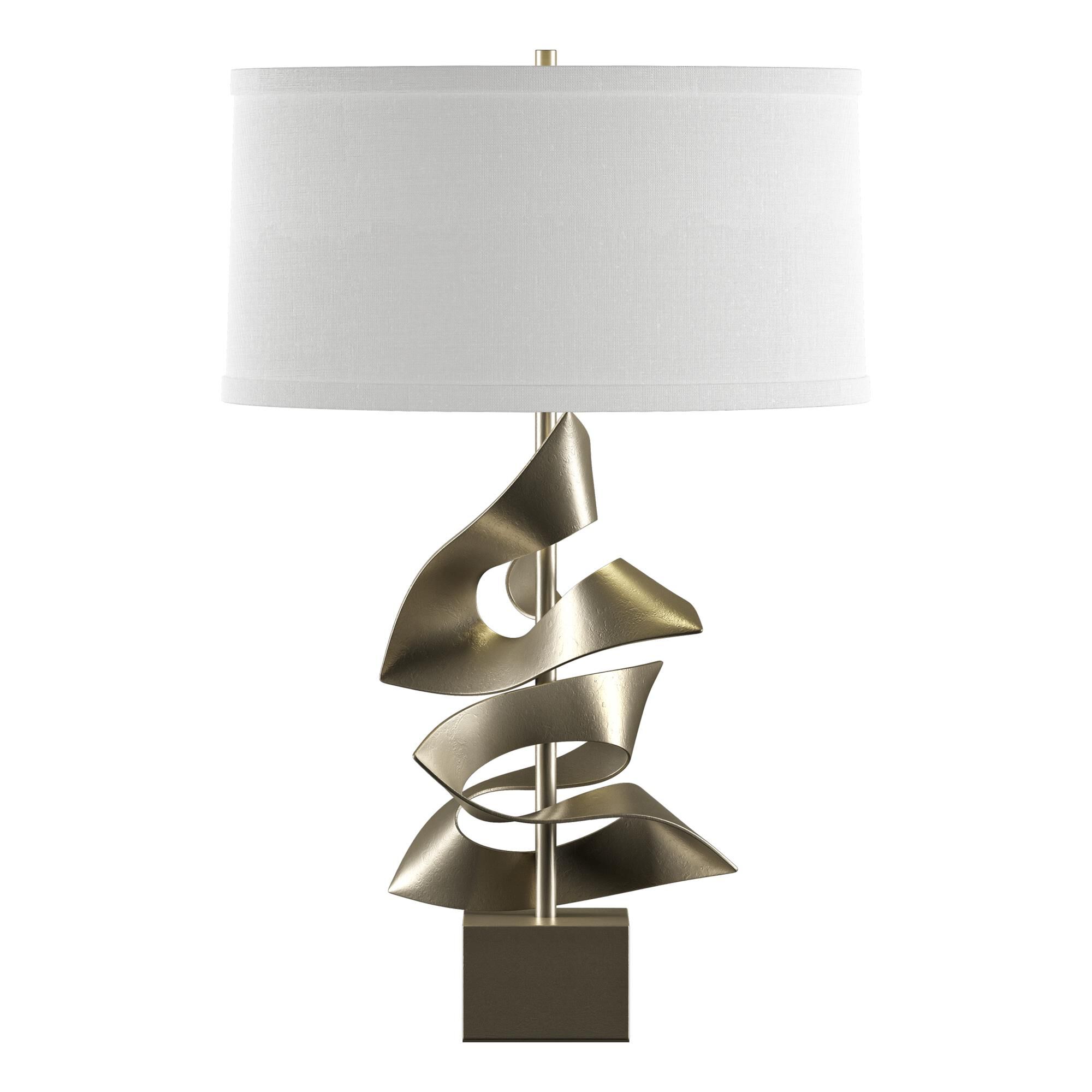 Shown in Soft Gold finish and Natural Anna shade