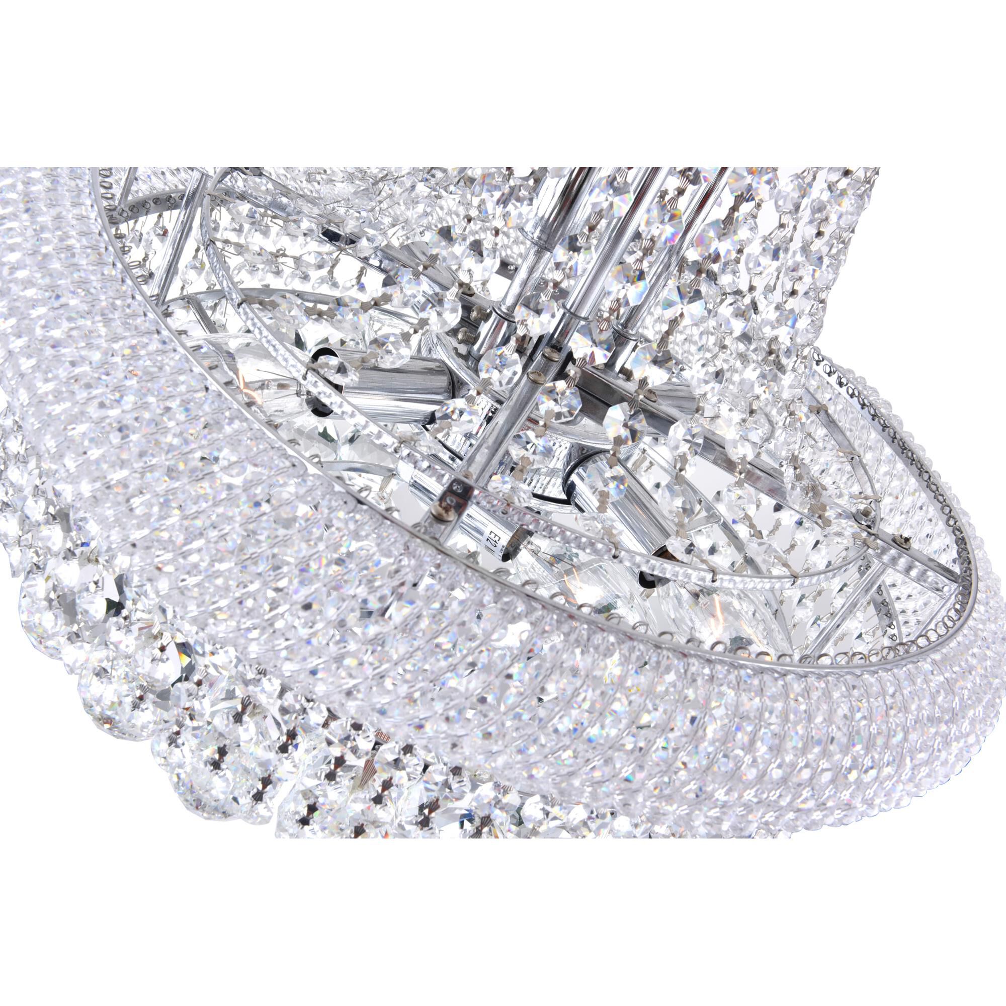 Empire 18 Inch 8 Light Mini Chandelier by CWI Lighting