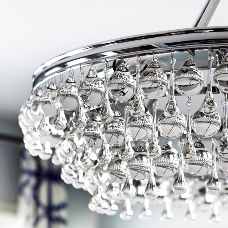 Calypso 30 Inch 6 Light Chandelier by Crystorama