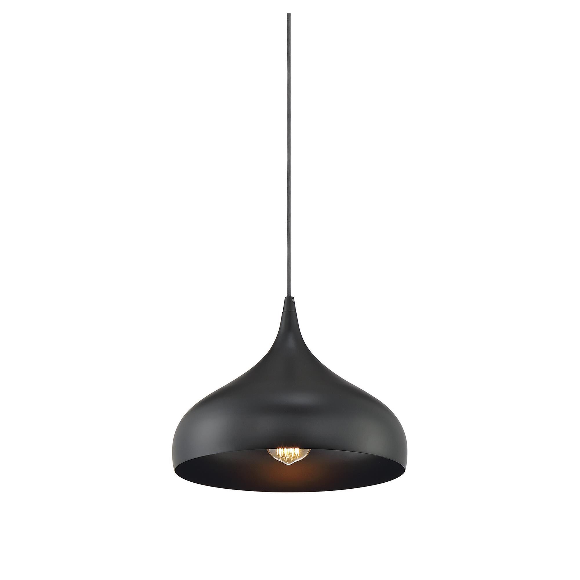 Shown in Matte Black finish and Matte Black Metal shade