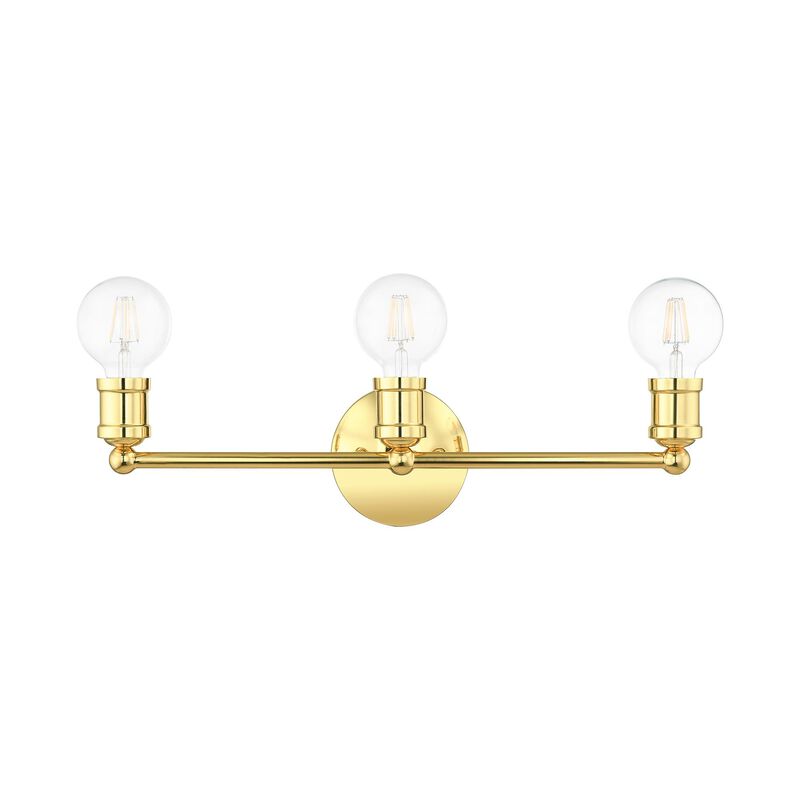 Lansdale 20 Inch 3 Light Bath Vanity Light by Livex Lighting
