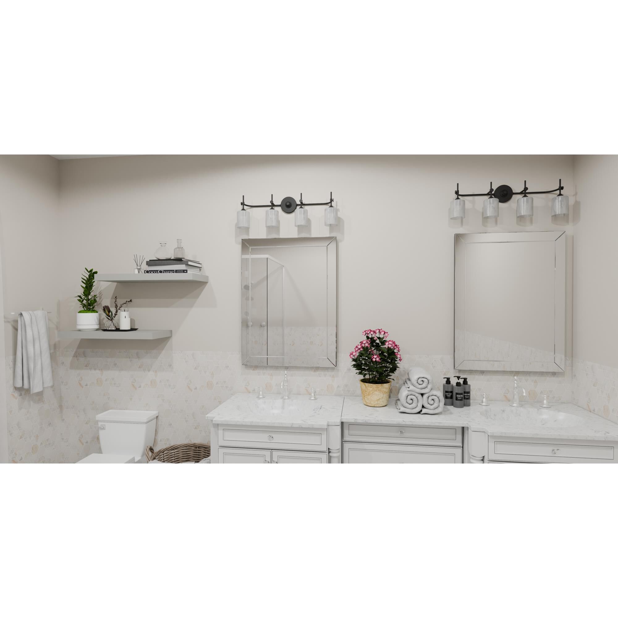 Aria 31 Inch Bath Vanity Light by Quoizel