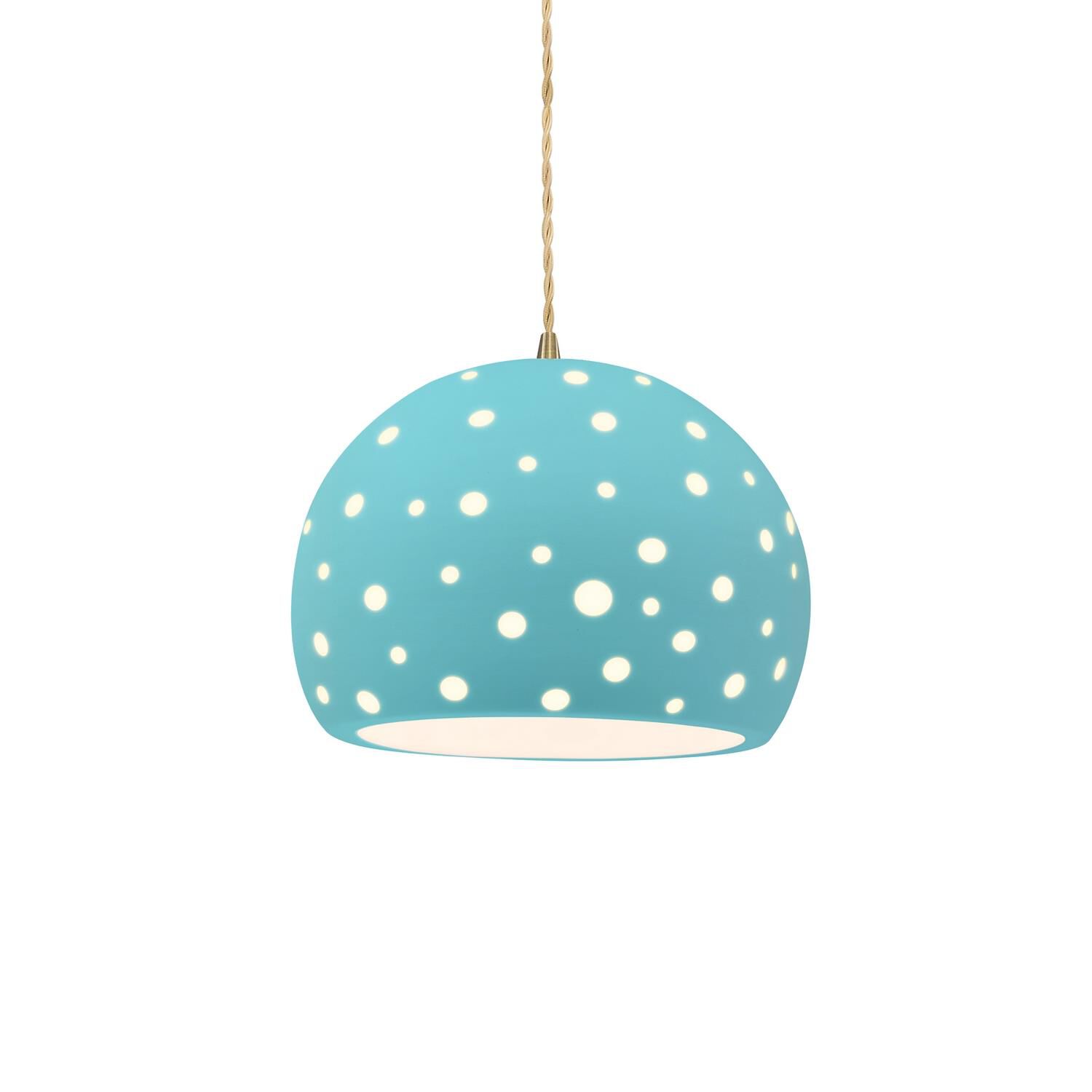 Shown in Antique Brass finish and Reflecting Pool shade