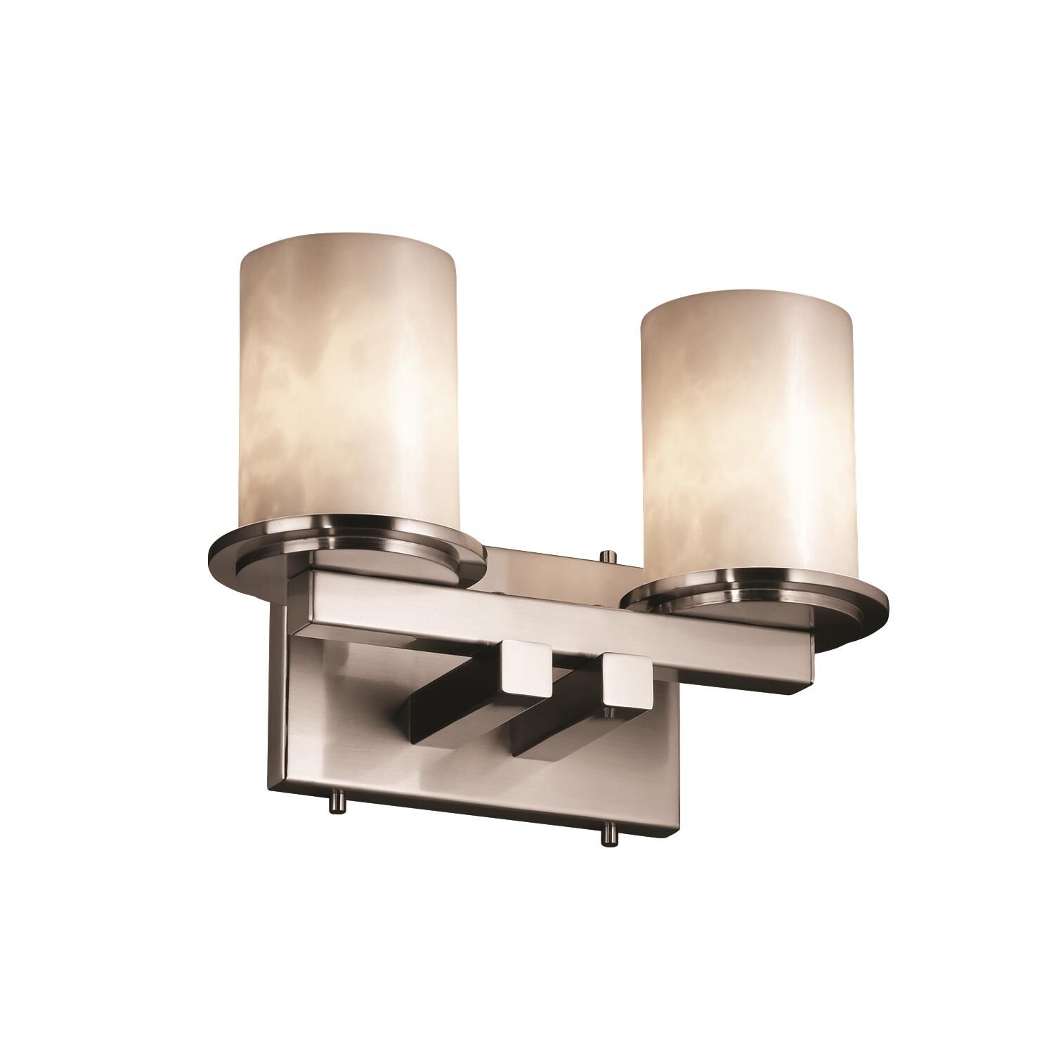 Clouds 13 Inch 2 Light Bath Vanity Light by Justice Design Group