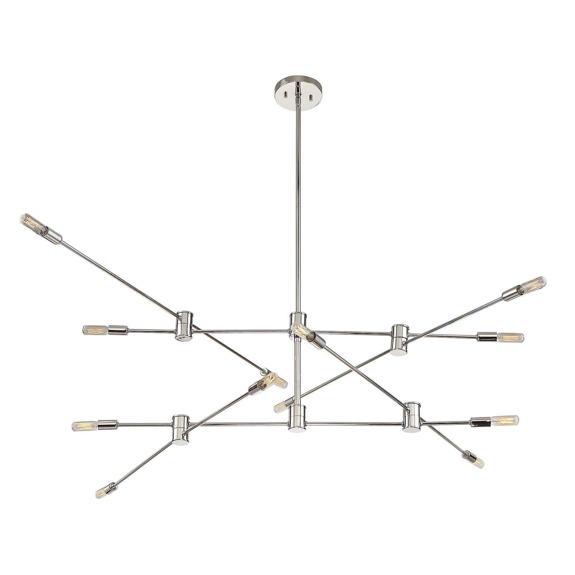Lyrique 54 Inch 12 Light Chandelier by Savoy House