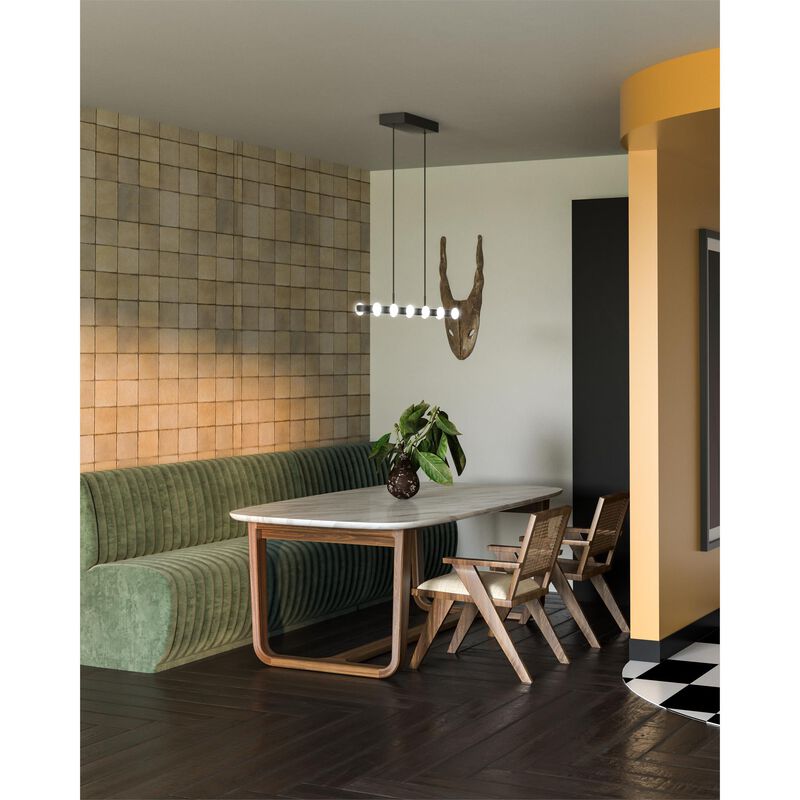Rezz Small Linear Chandelier by Kuzco