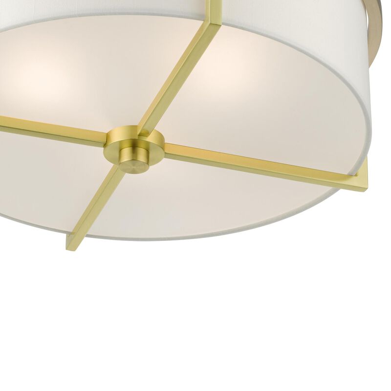 Wesley 3 Light Semi Flush Mount by Livex Lighting