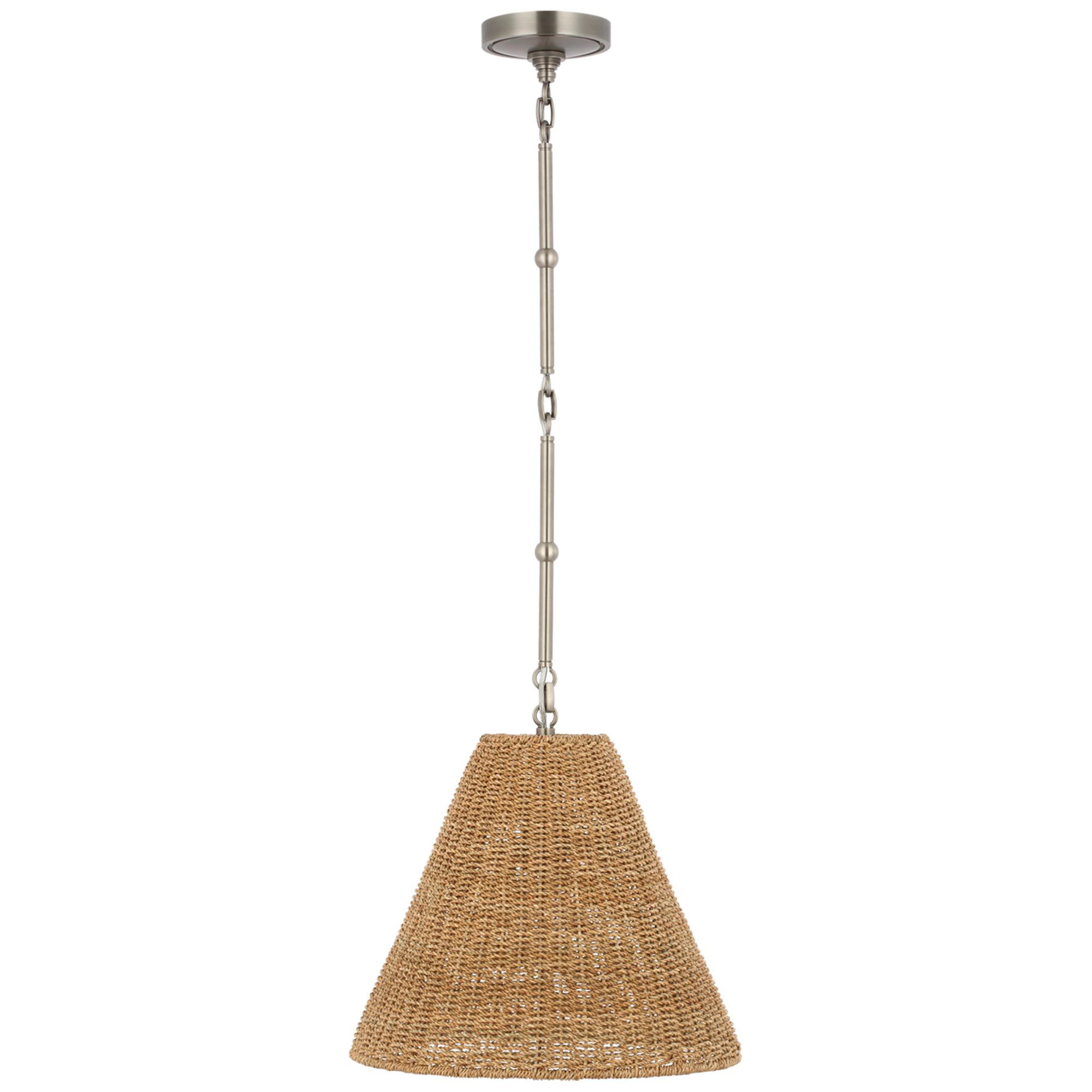 Shown in Antique Nickel finish and Toast shade