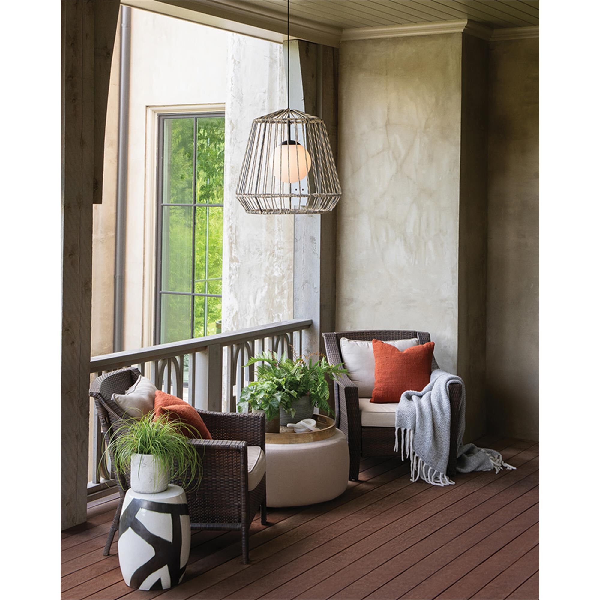 Arlen 24 Inch Outdoor Hanging Lantern,