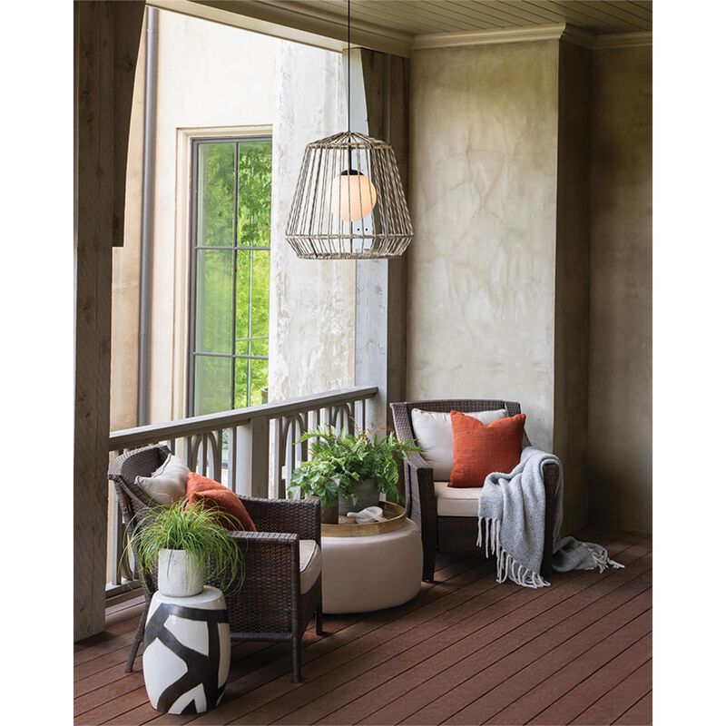 Arlen 24 Inch Outdoor Hanging Lantern by Hinkley