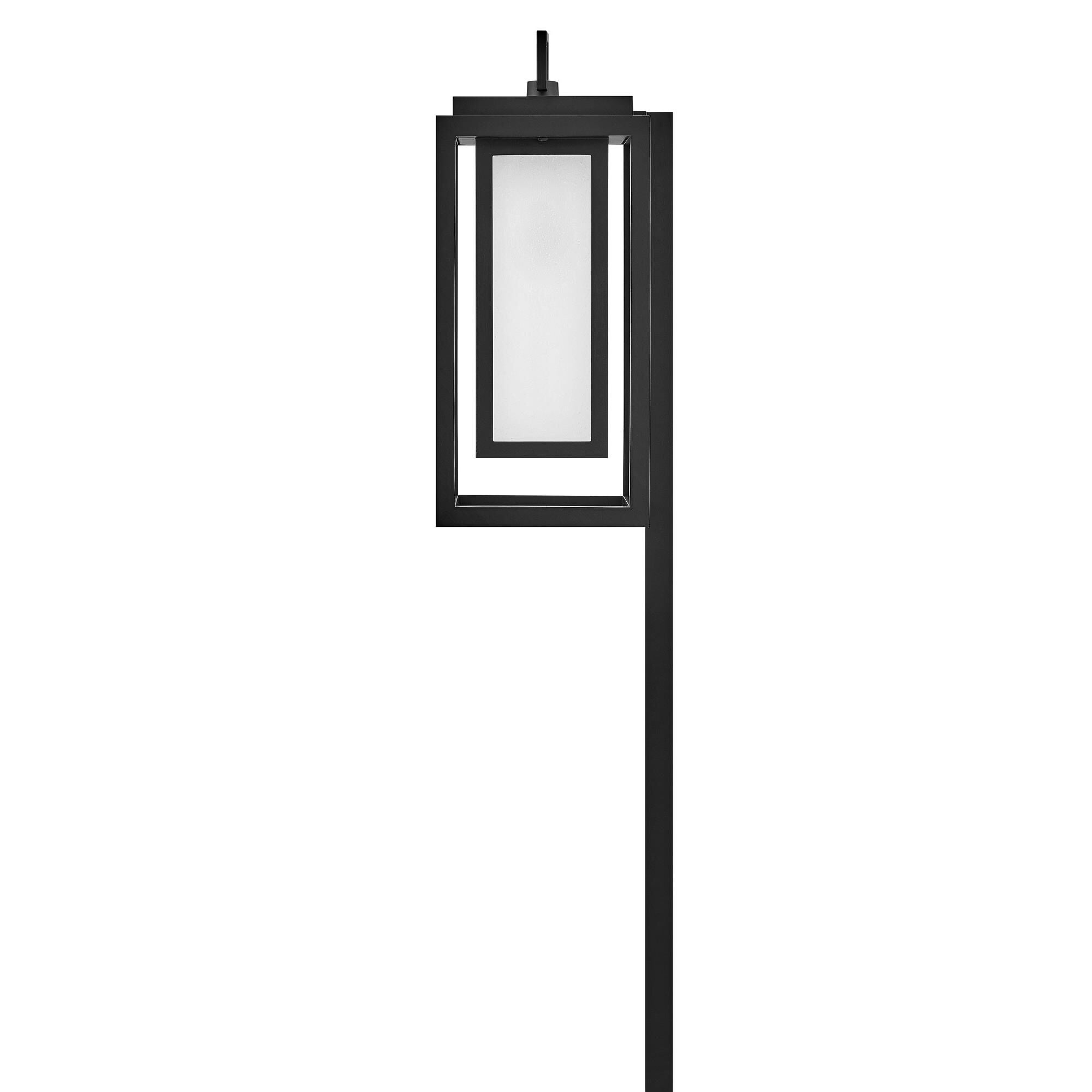 Shown in Black finish and Etched glass