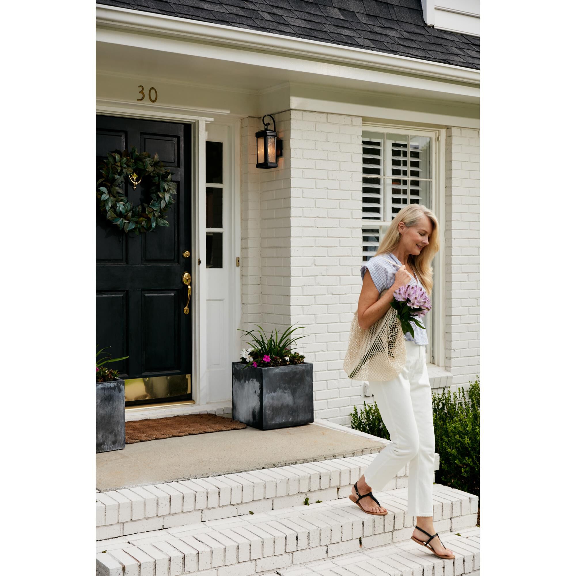 Quoizel Trumbull 14 Inch Tall Outdoor Wall Light