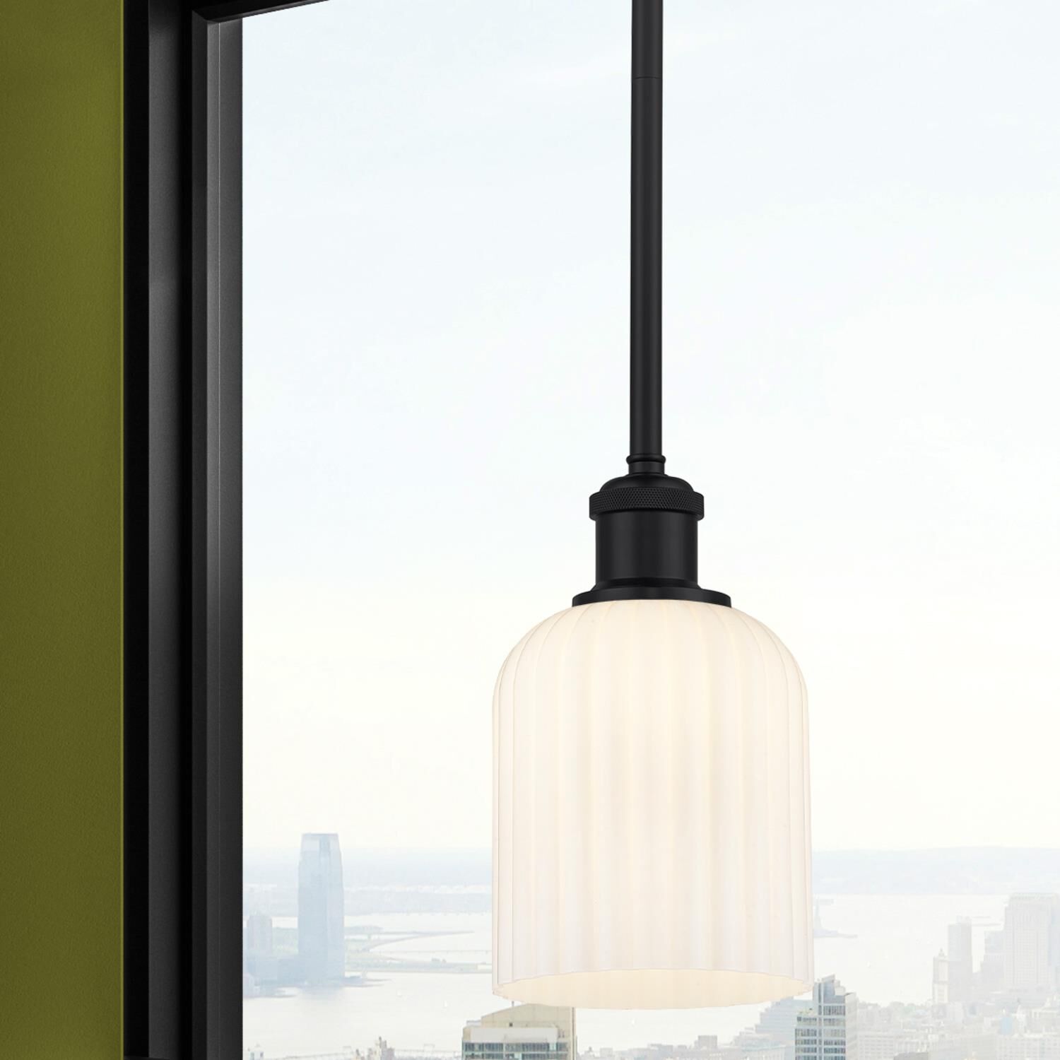 Shown in Matte Black finish and Gloss White glass