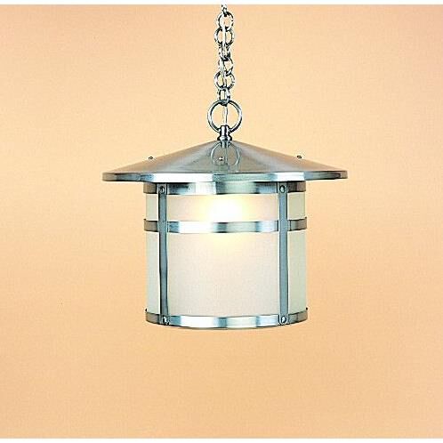 Berkeley 13 Inch Tall 1 Light Outdoor Hanging Lantern by Arroyo Craftsman