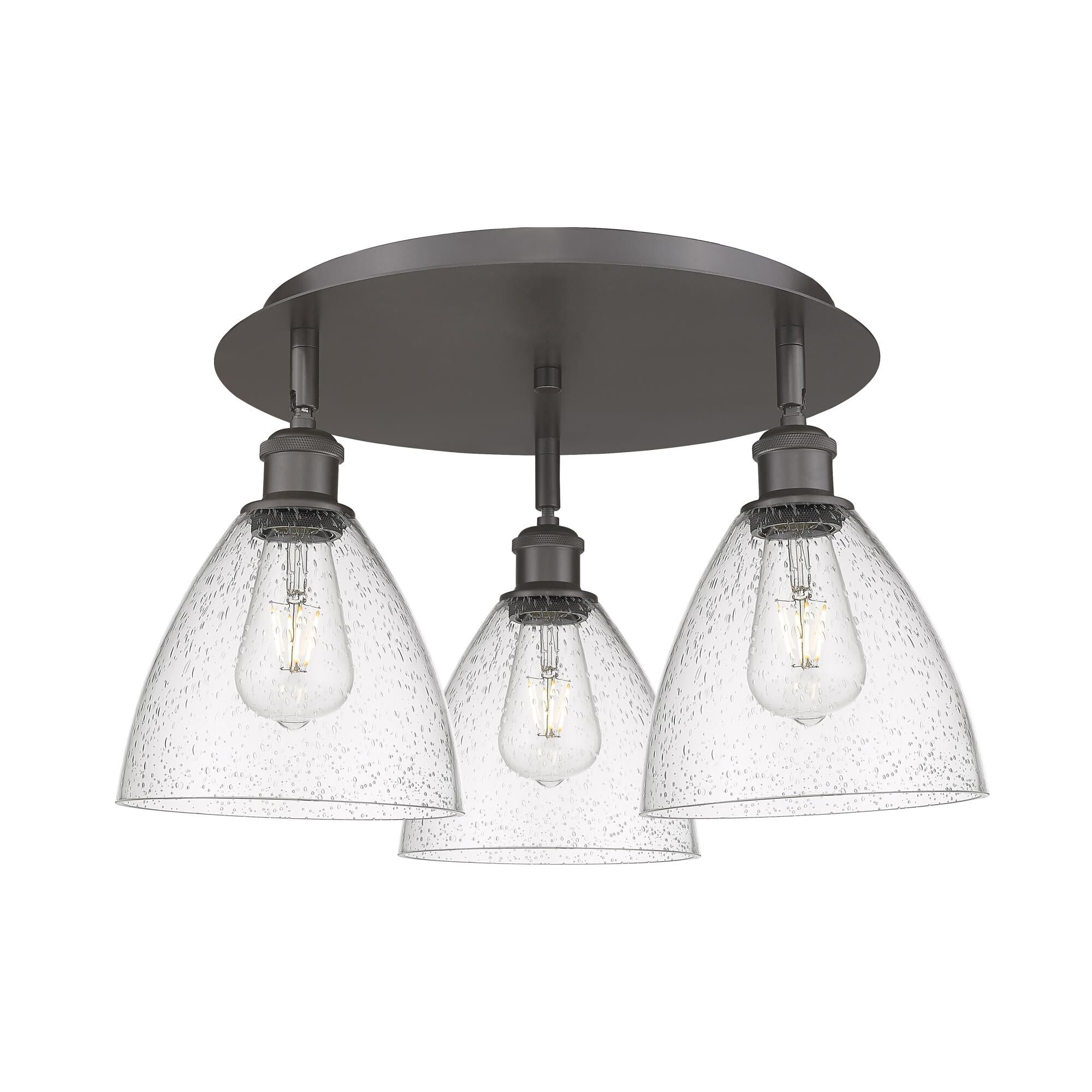 Bruno Marashlian Bristol Glass 19 Inch Flush Mount by Innovations Lighting
