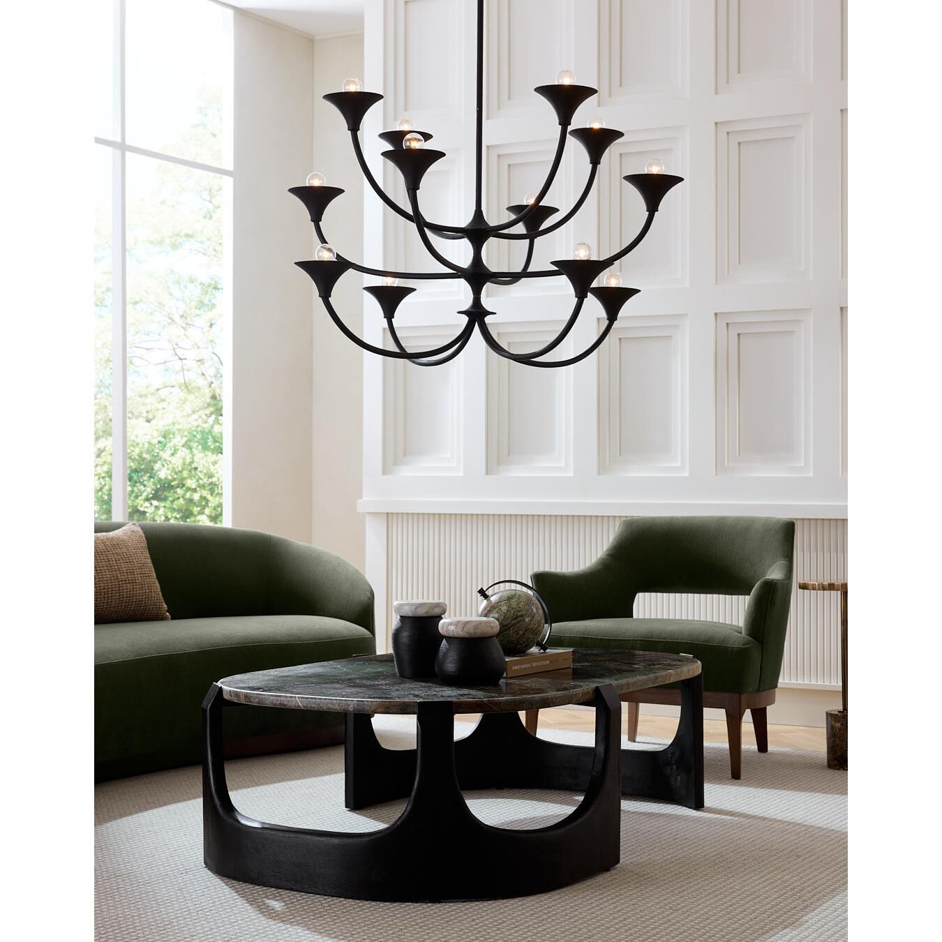 Lorena 58 Inch Coffee Table by Arteriors Home