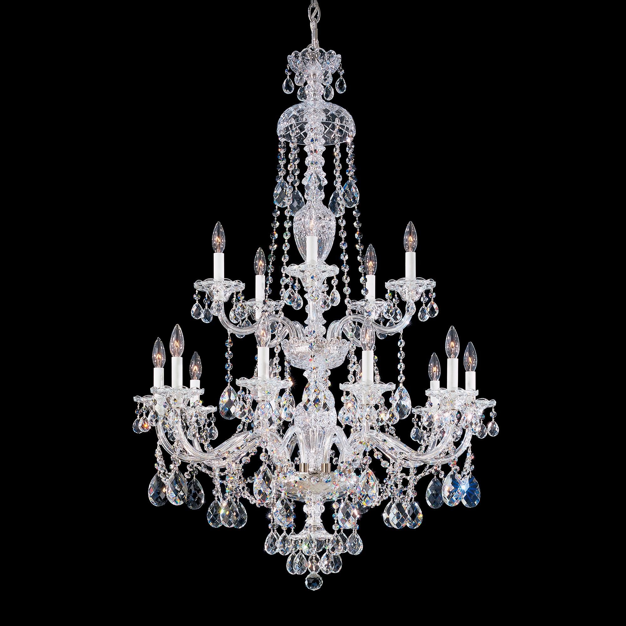 Sterling 32 Inch Chandelier by Schonbek