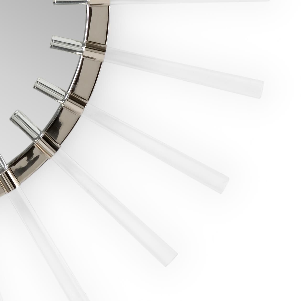 Shown in Polished Nickel - Clear - Plain finish