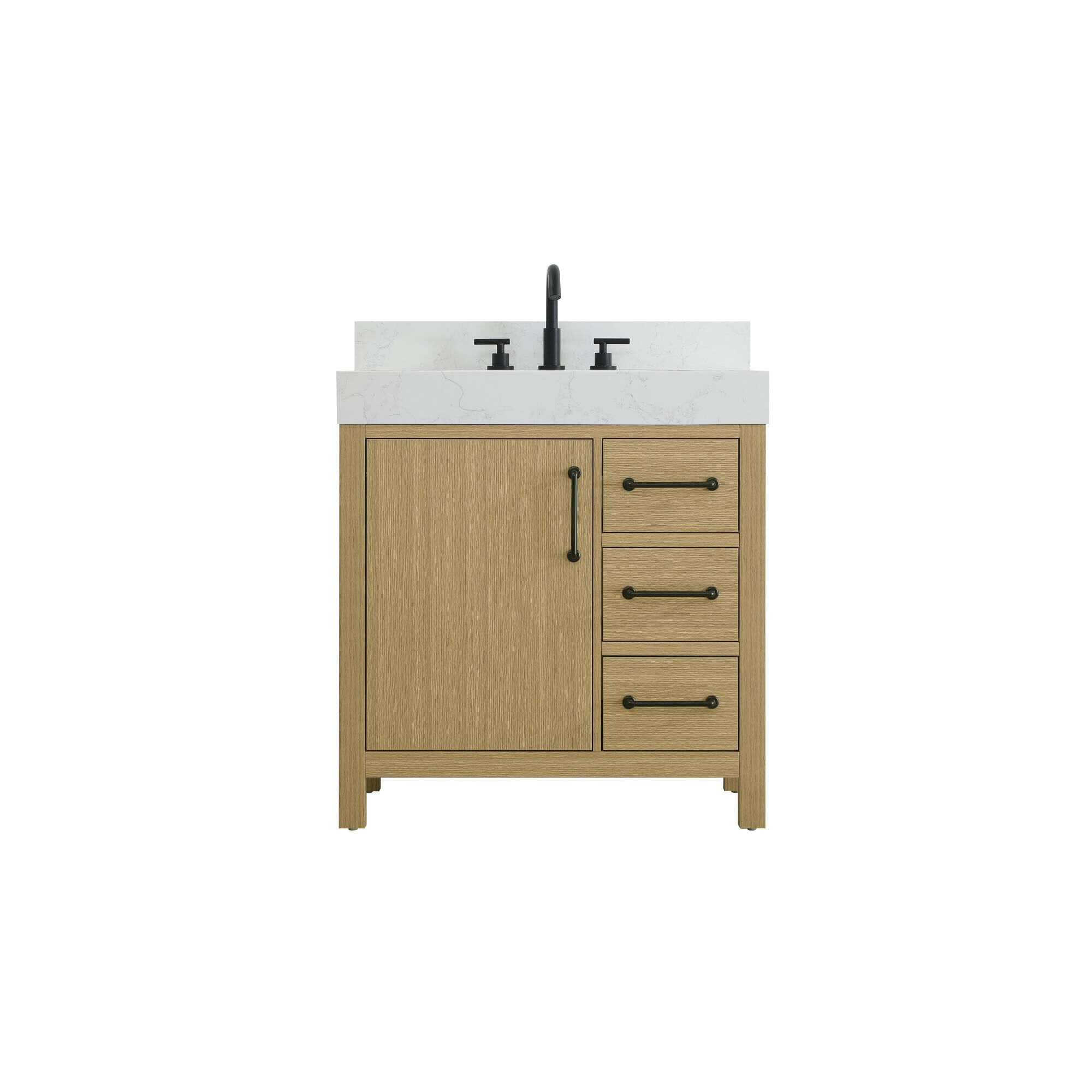 Nathan 32 Inch Bath Vanity by Elegant Dcor
