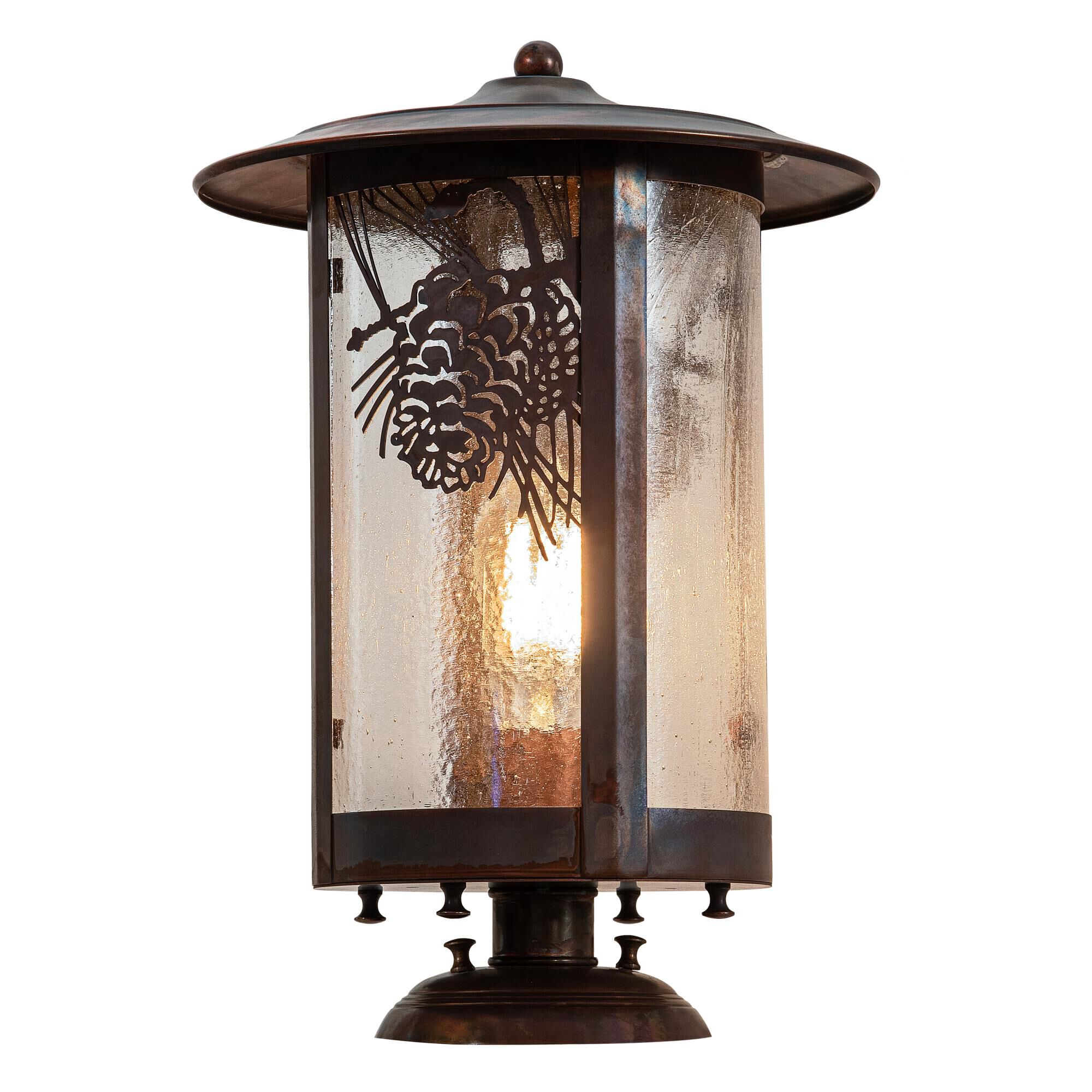 Meyda Lighting Fulton 14 Inch Tall Outdoor Pier Lamp