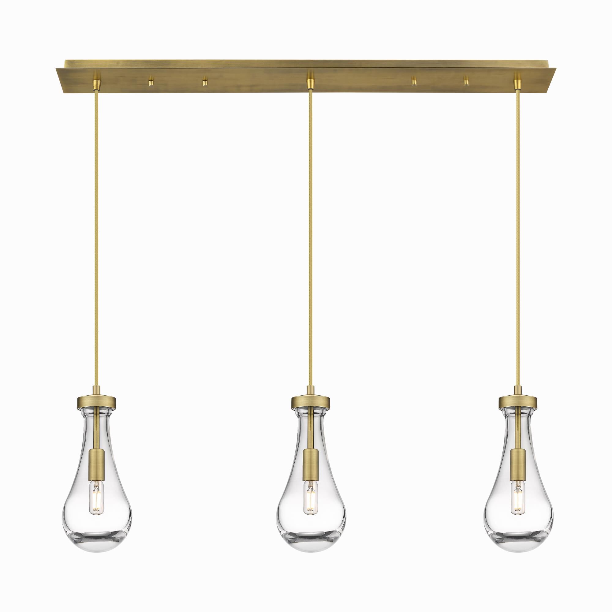 Bruno Marashlian Owego 36 Inch 3 Light Linear Suspension Light by Innovations Lighting