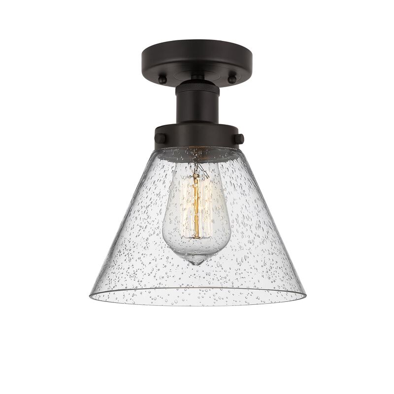 Bruno Marashlian Cone 7 Inch 1 Light Semi Flush Mount by Innovations Lighting