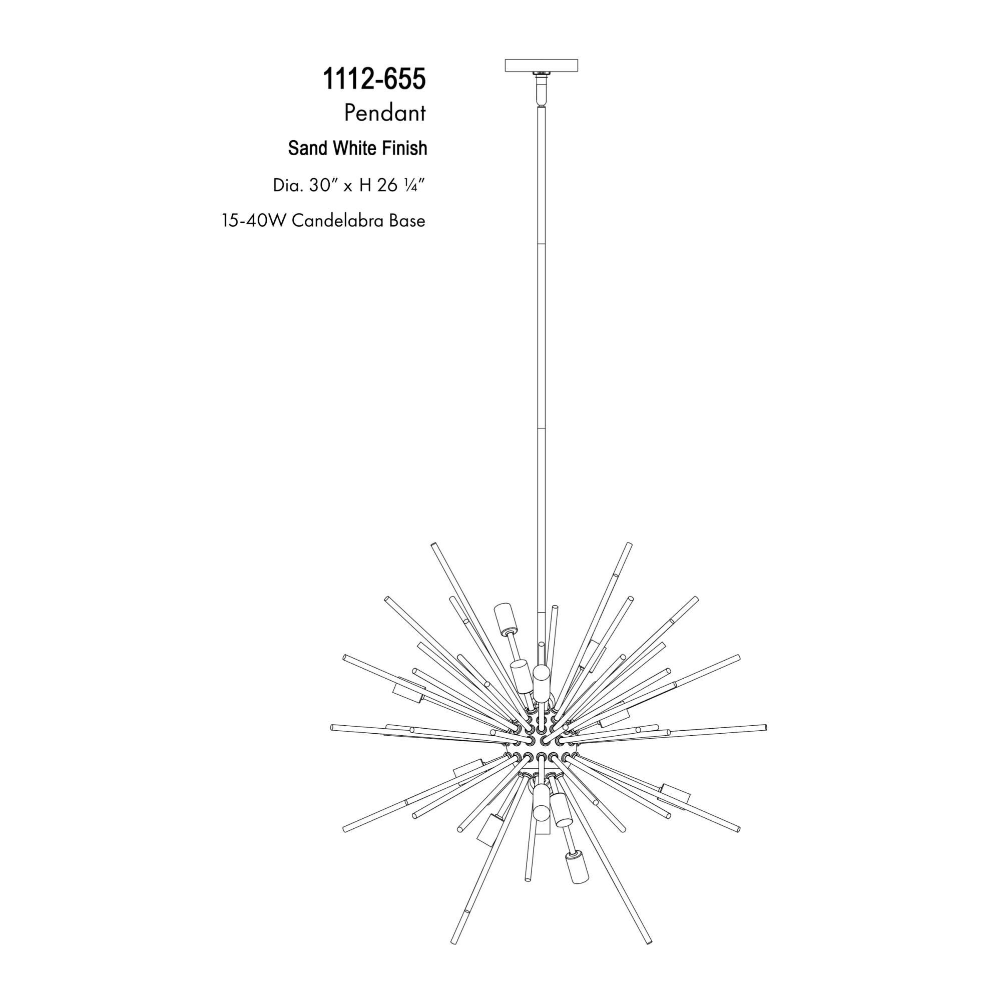 Bessel 30 Inch Large Pendant by Minka Lavery