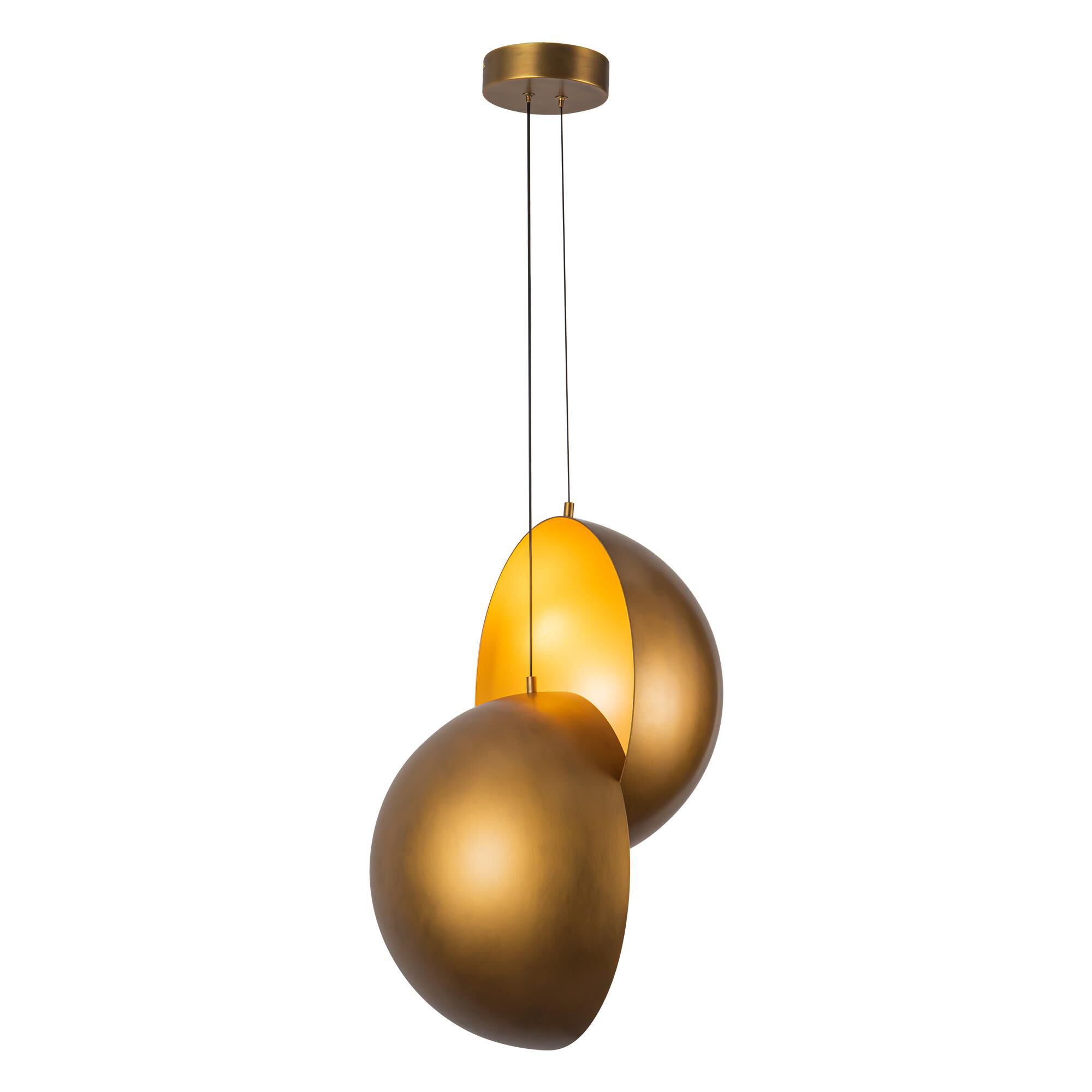 Shown in Vintage Brass finish and Steel shade