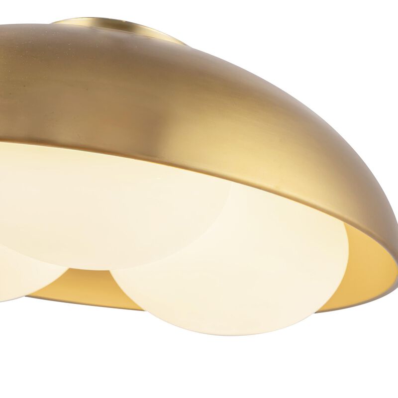 Robyn 16 Inch 3 Light Flush Mount by Alora Mood