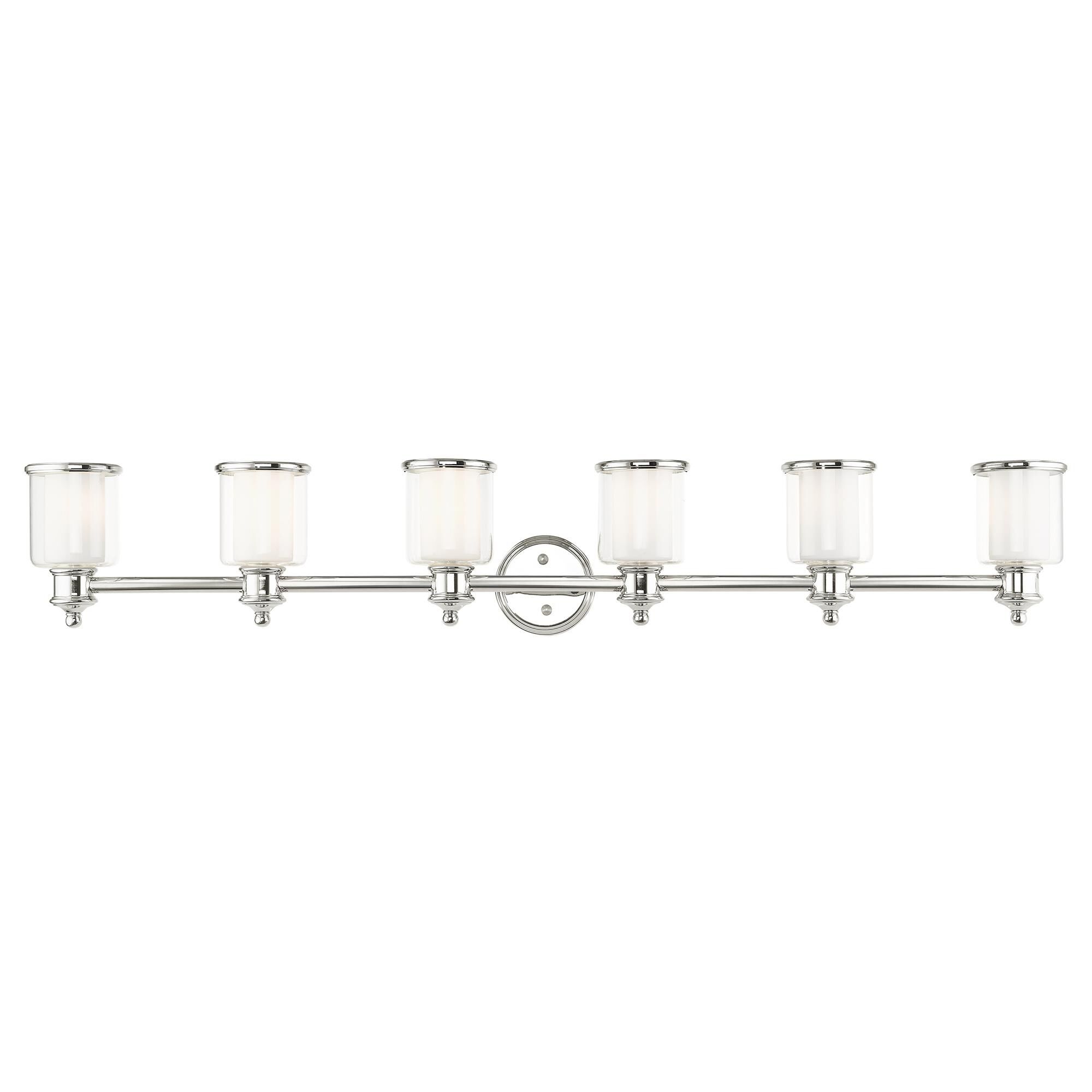 Middlebush 55 Inch 6 Light Bath Vanity Light by Livex Lighting
