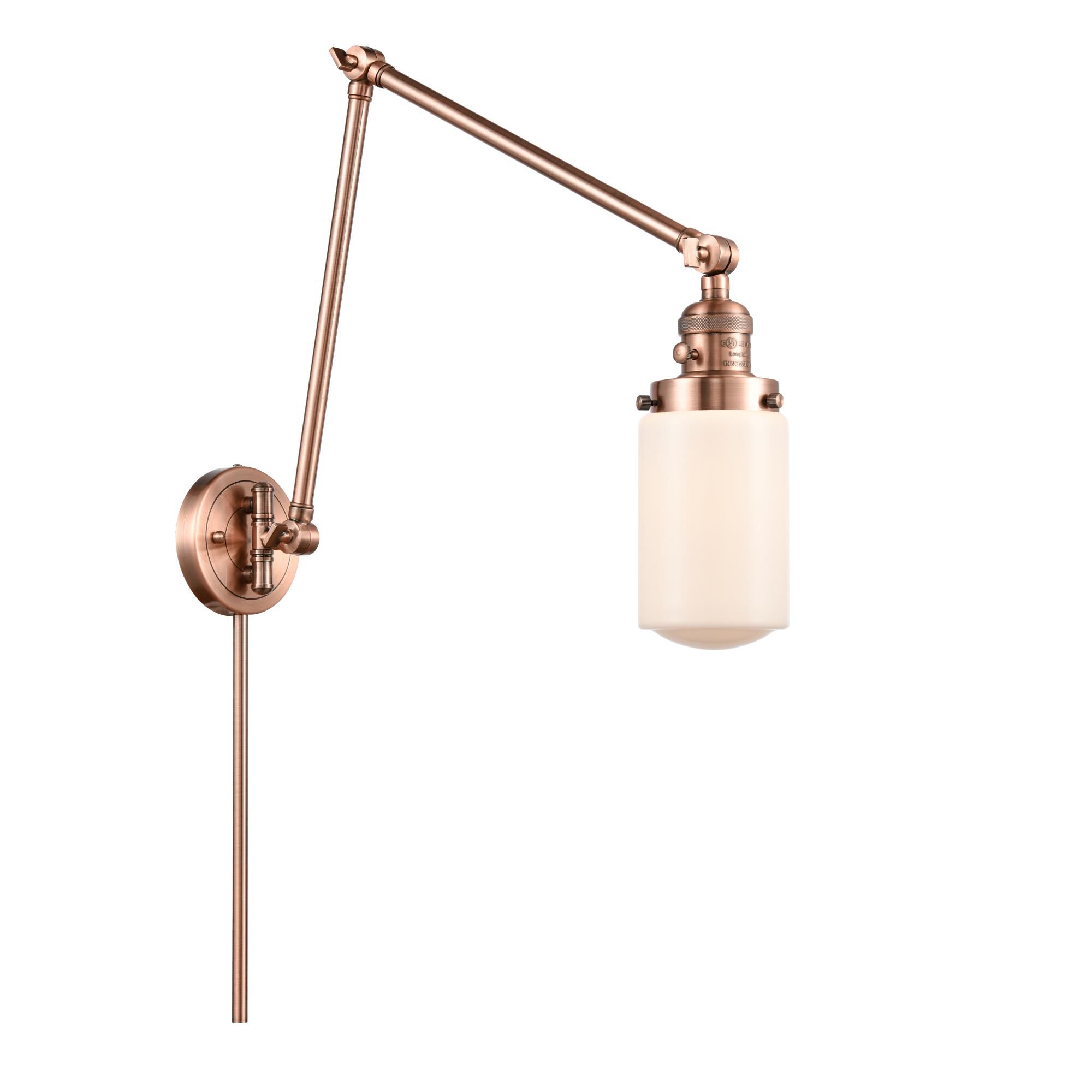 Bruno Marashlian Dover Wall Swing Lamp by Innovations Lighting
