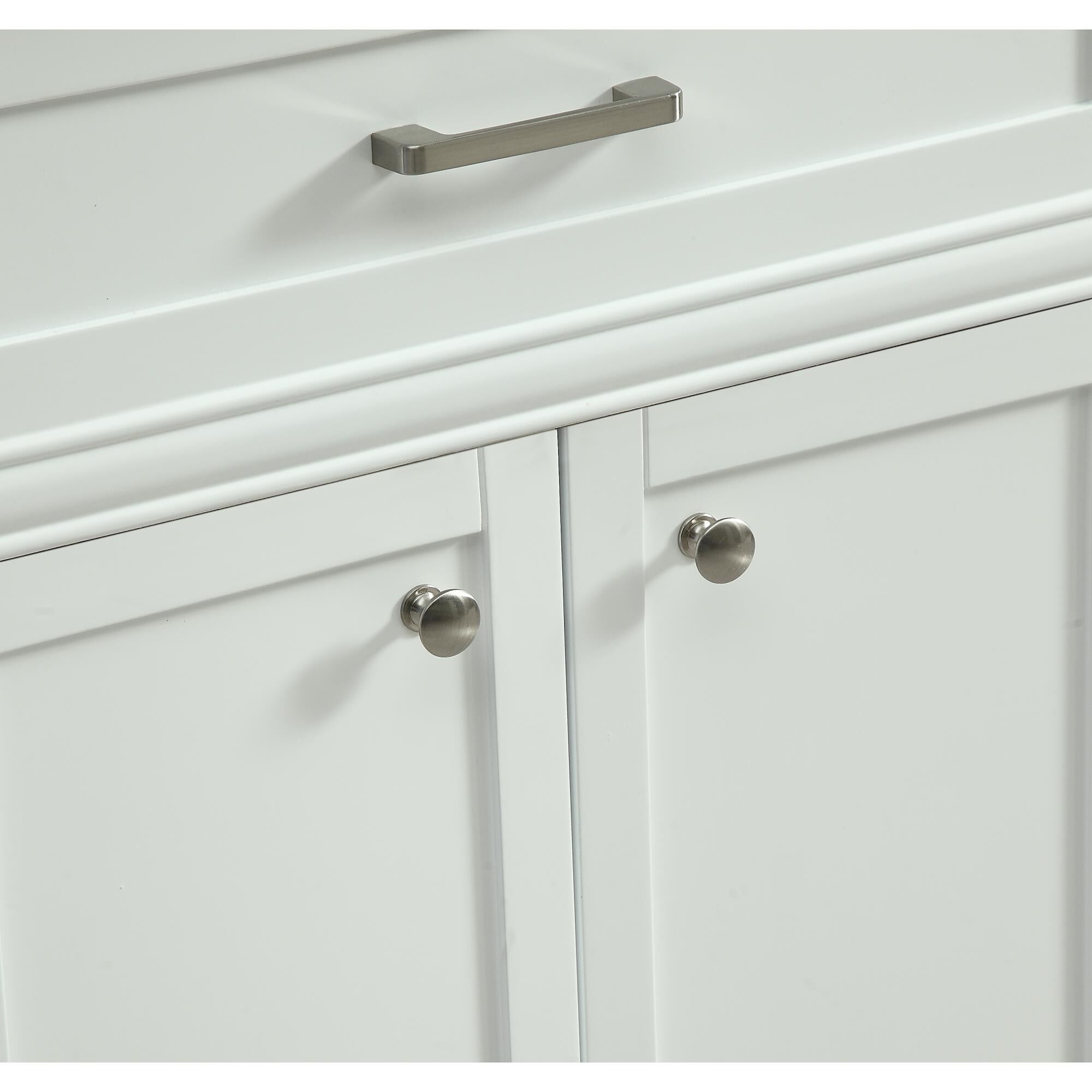 Shown in White finish